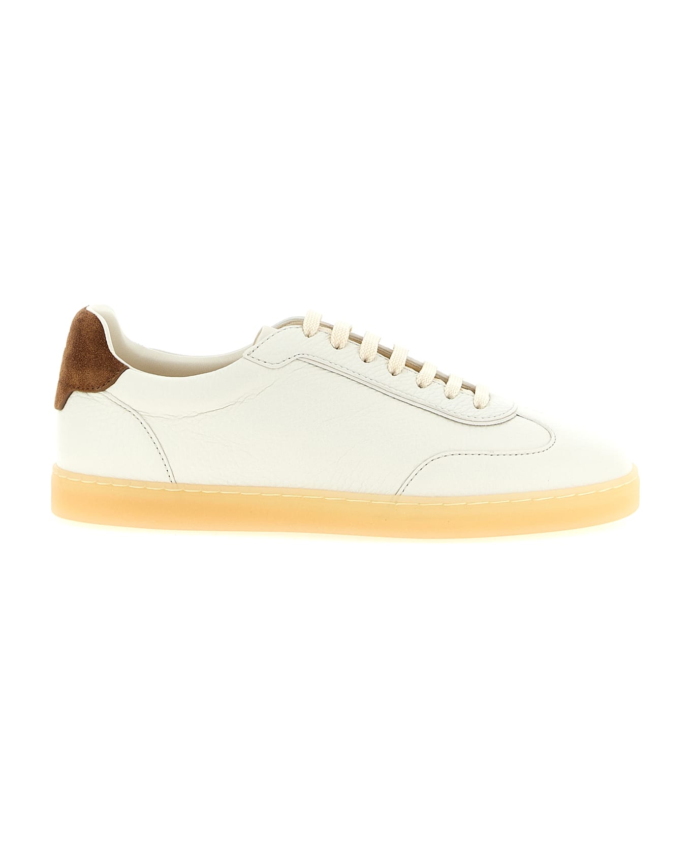 Brunello Cucinelli Leather Sneakers - White