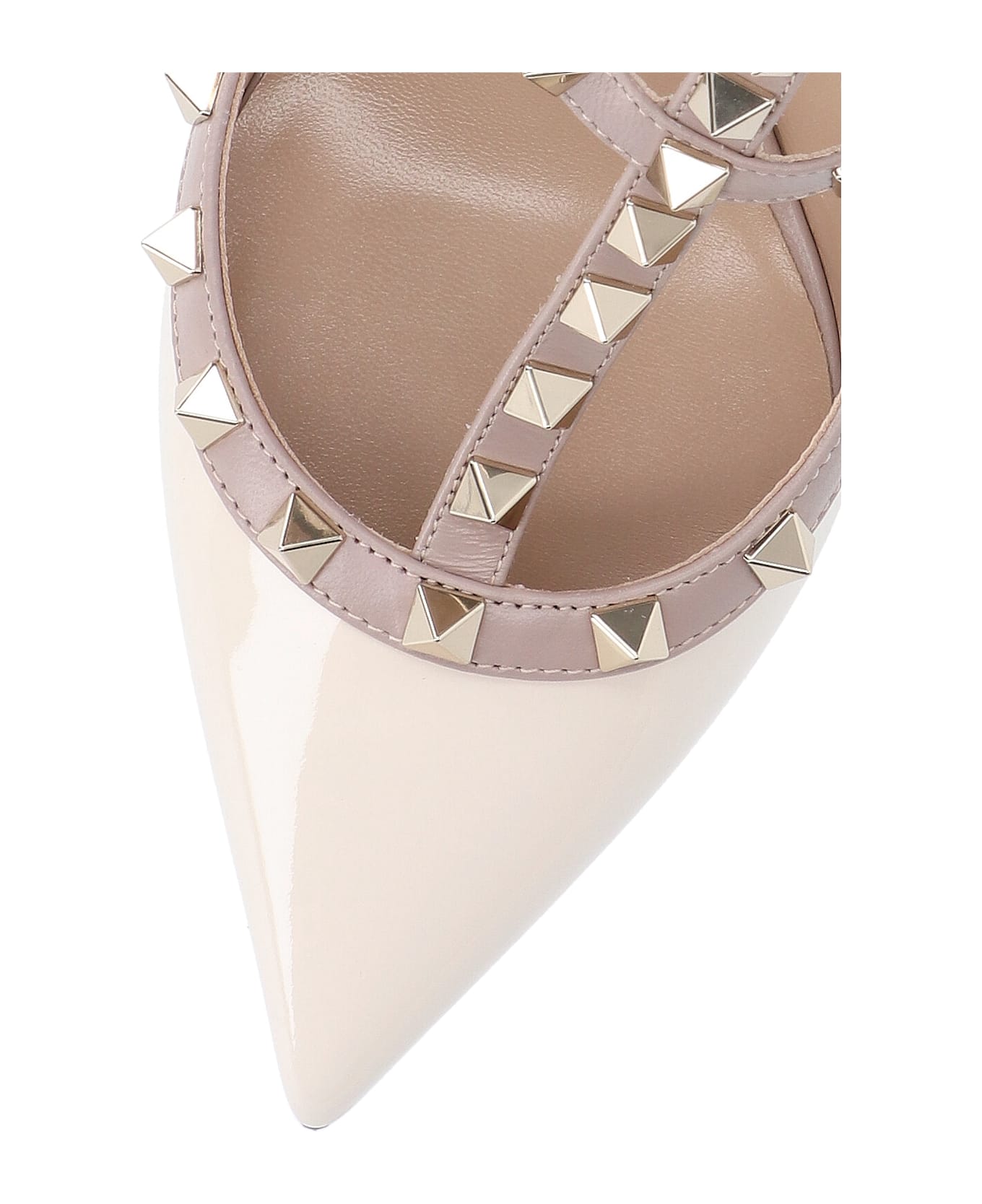 Valentino Garavani 
rockstud
 Slingback Pumps - White