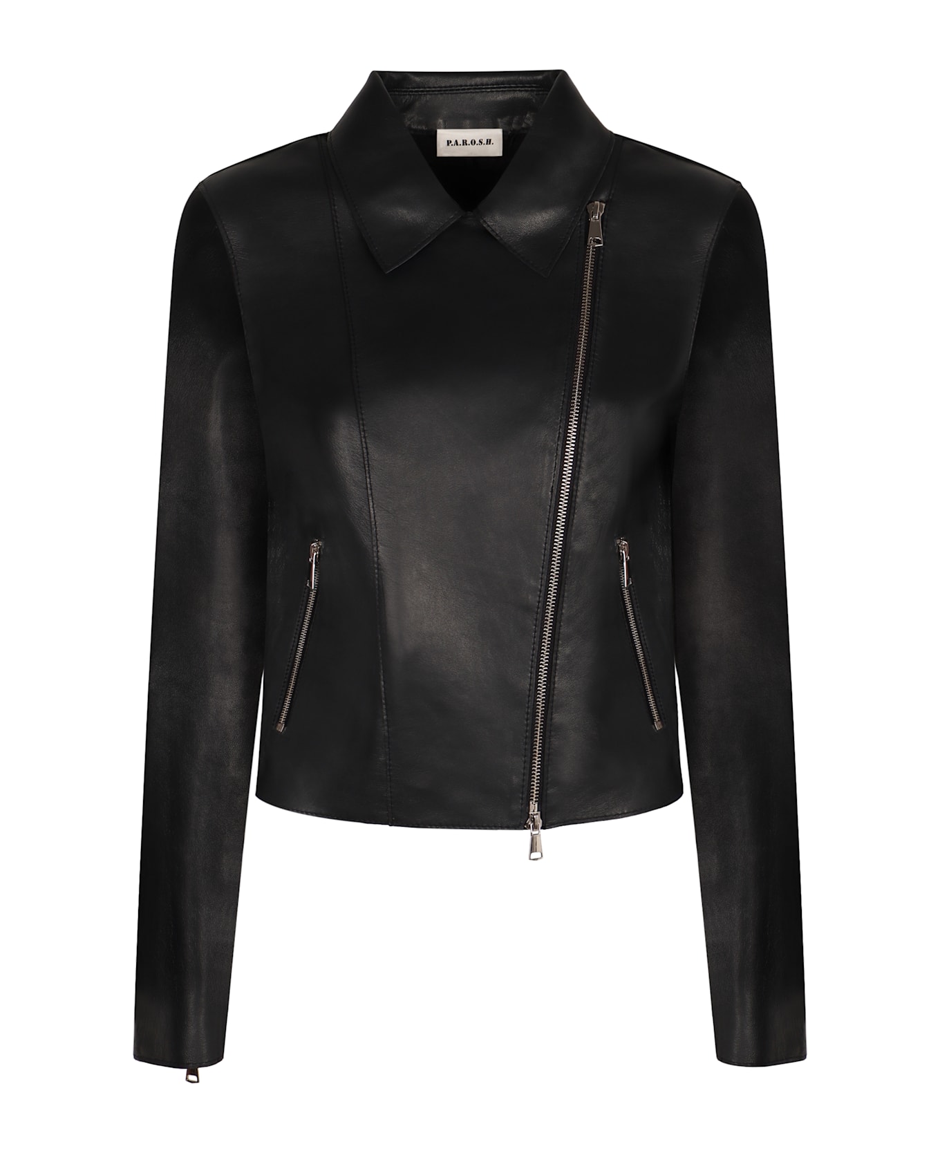 Parosh Lambskin Jacket - black