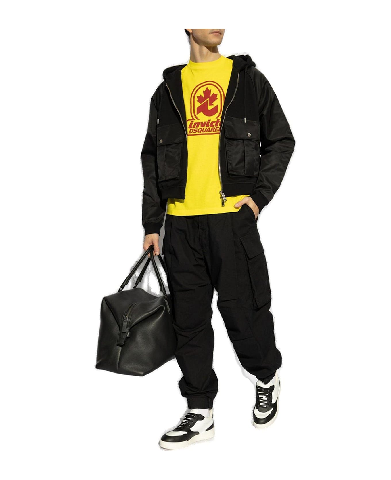 Dsquared2 Icon New Generation Ripstop 3d Cargo Pants - BLACK