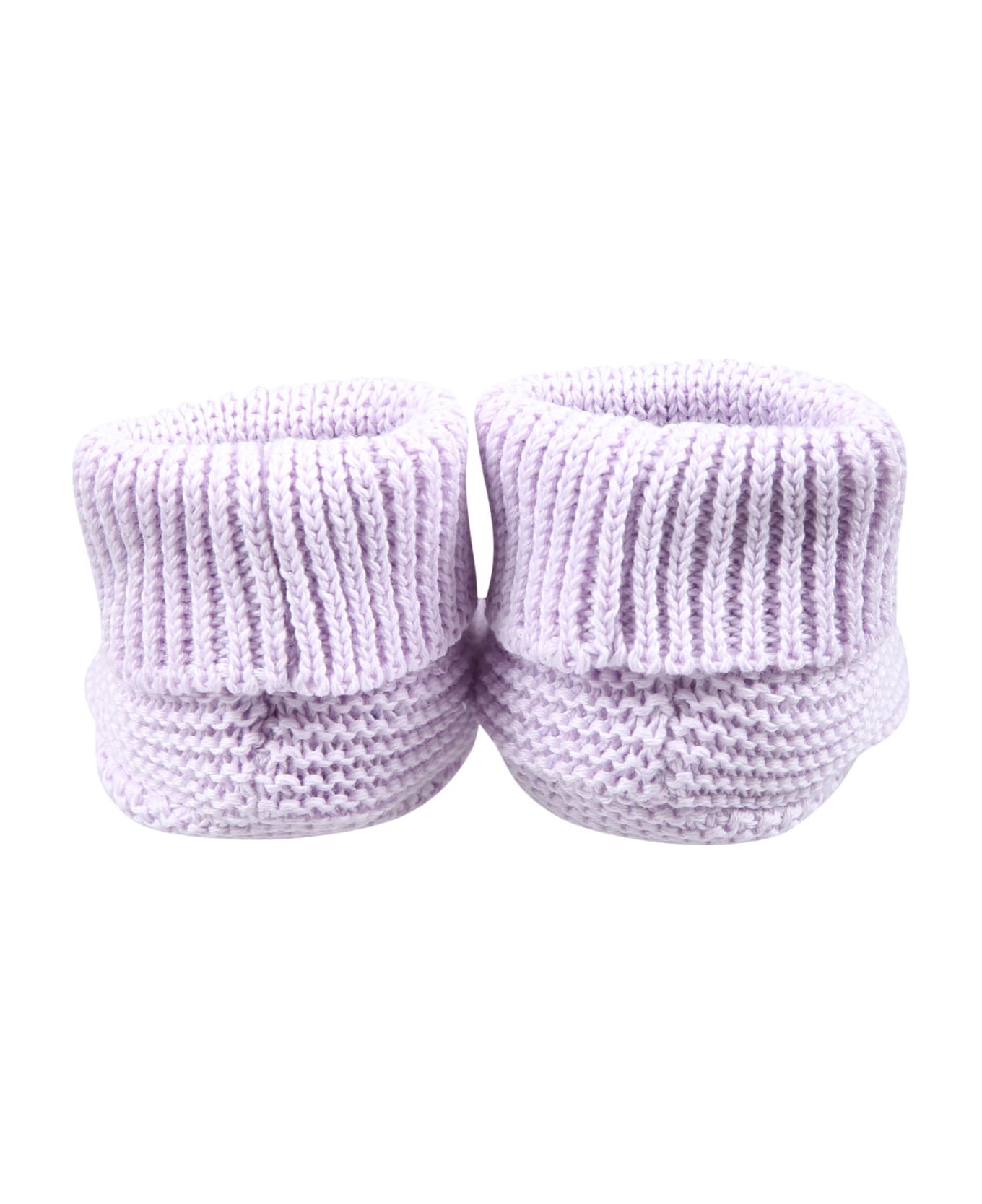 Little Bear Wisteria Bootees For Baby Girl - Violet