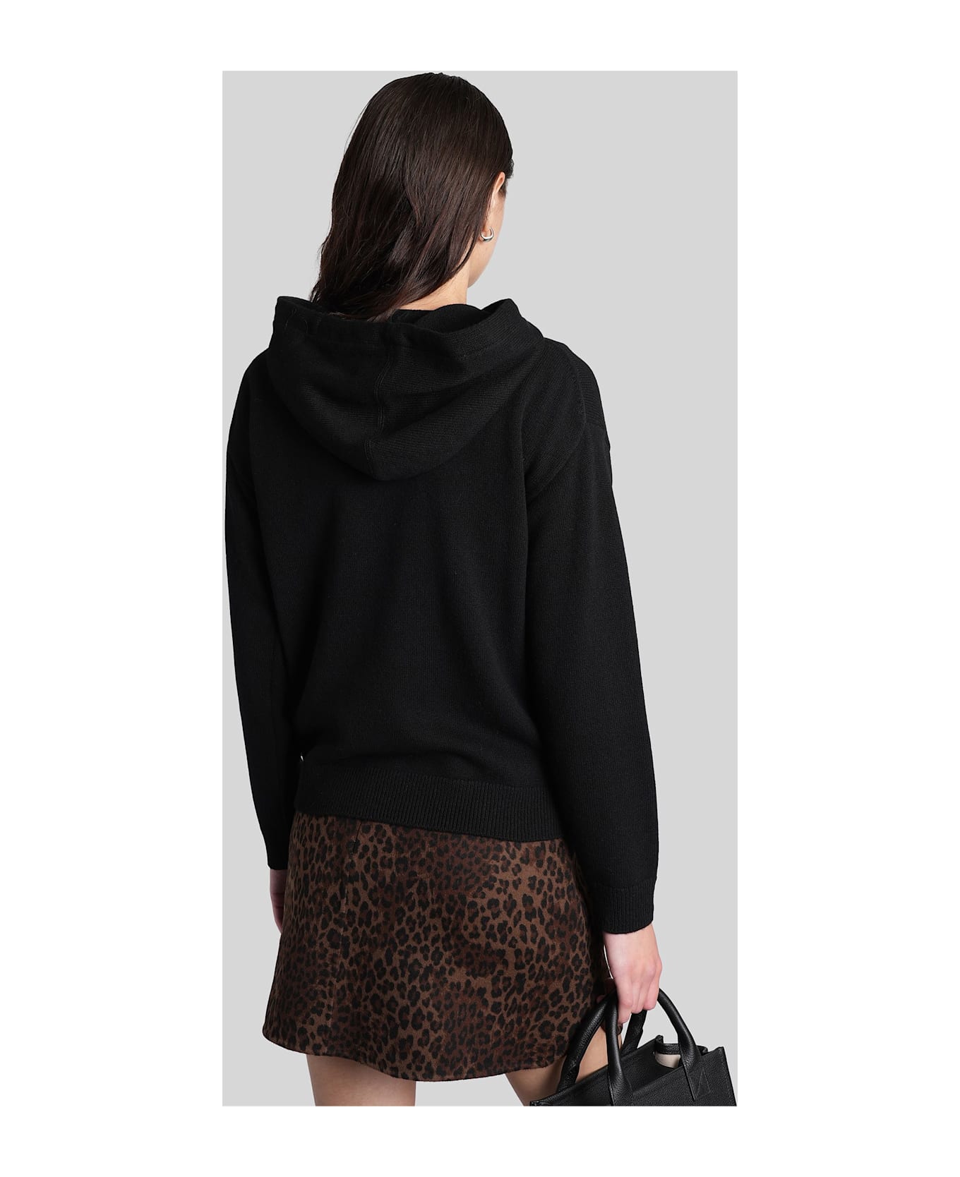 MC2 Saint Barth Elide Wool Knitwear In Black Wool - black