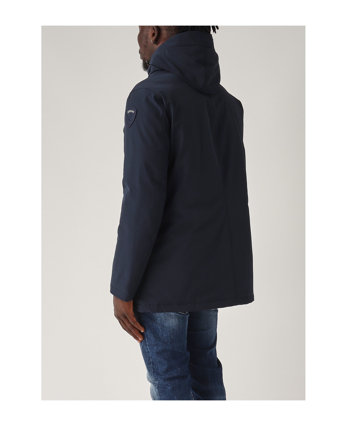 Blauer Giubbotto Uomo Chester Interno 100 Piuma Jacket - NAVY