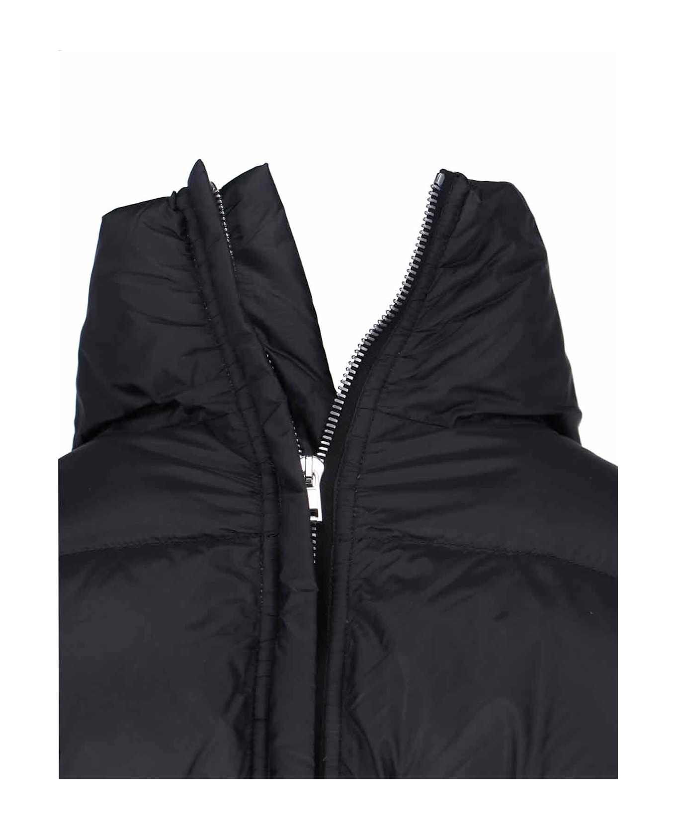Rick Owens Quilted Down Jacket - Black