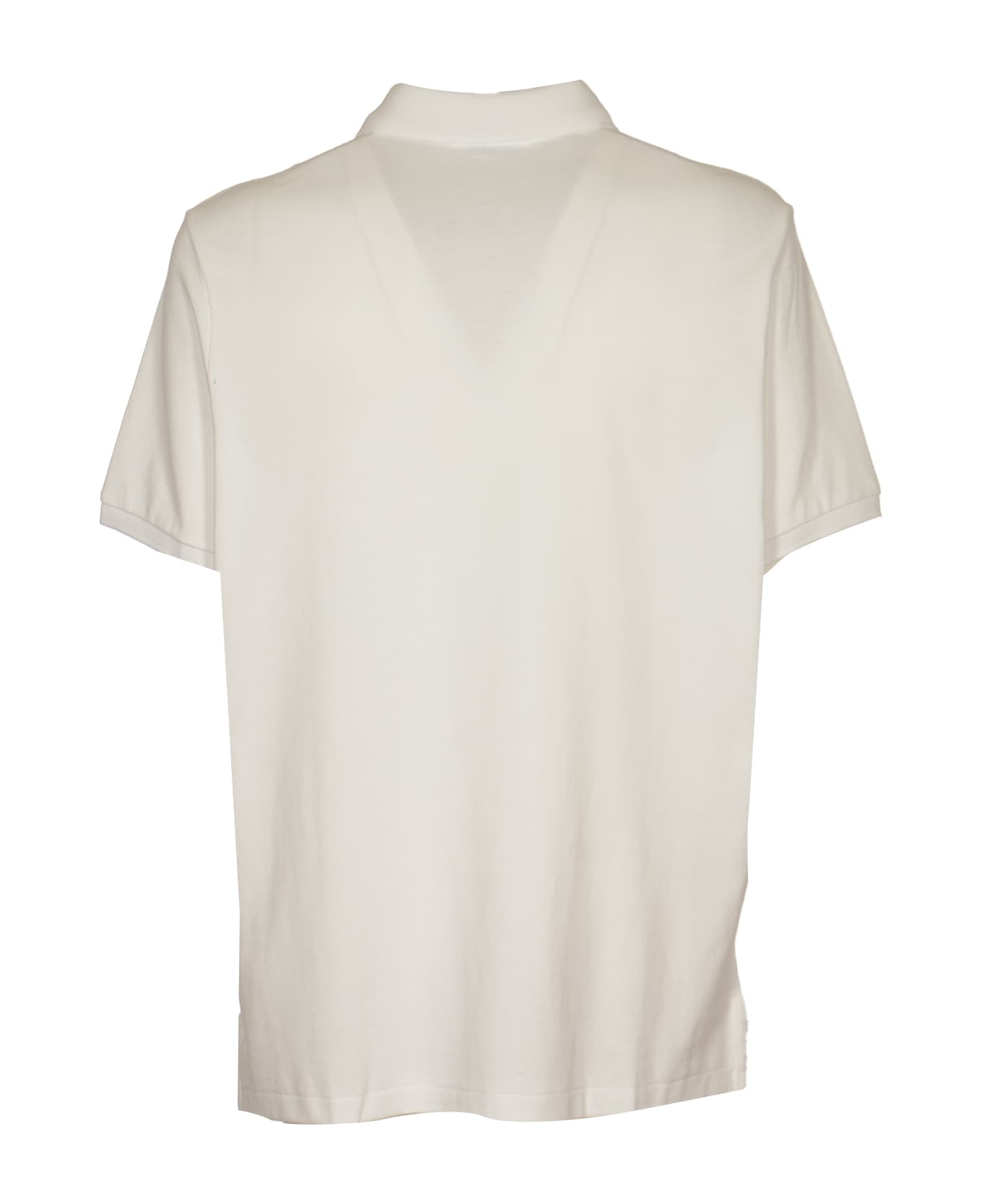 Polo Ralph Lauren Signature Logo Embroidered Polo Shirt - White シャツ