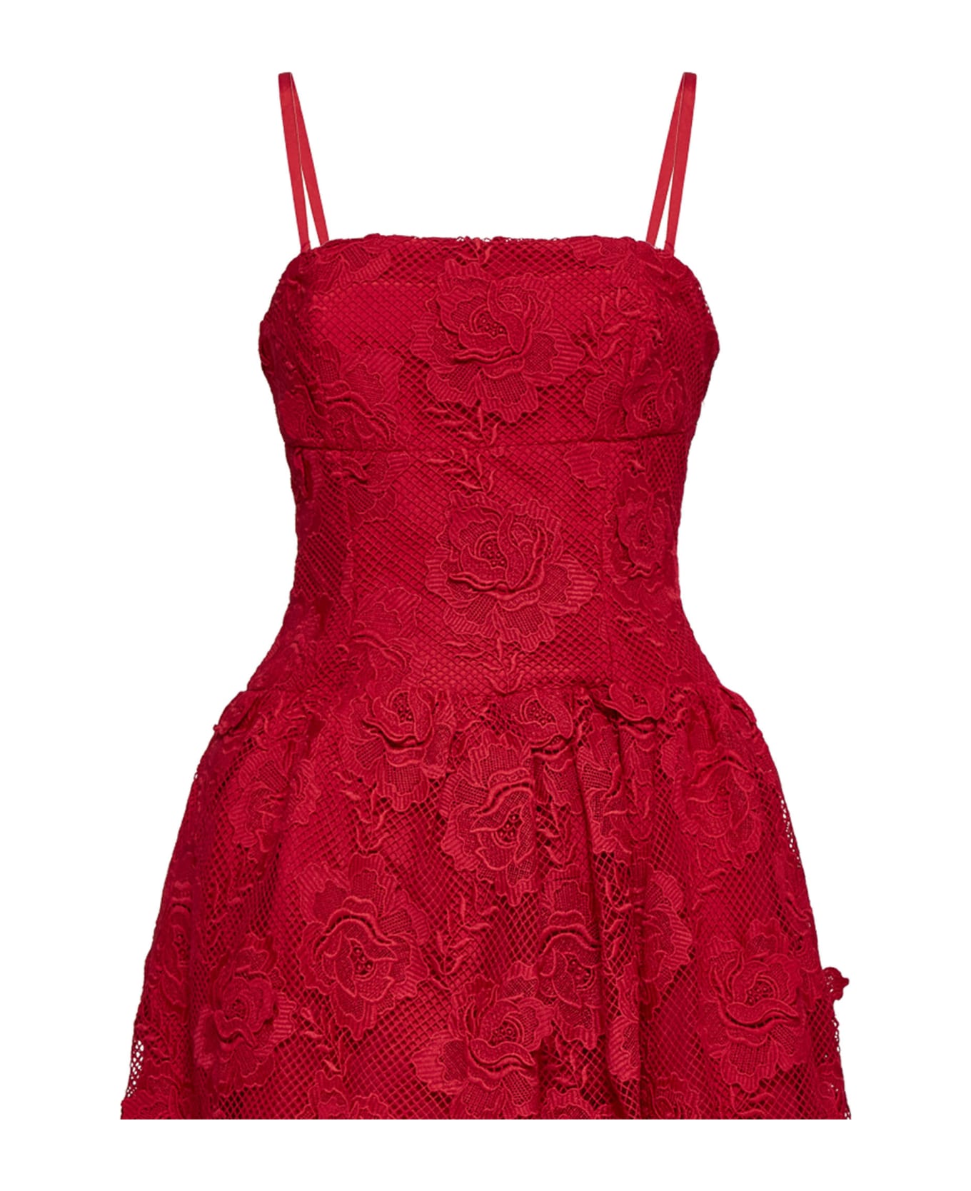 self-portrait Dress - Red