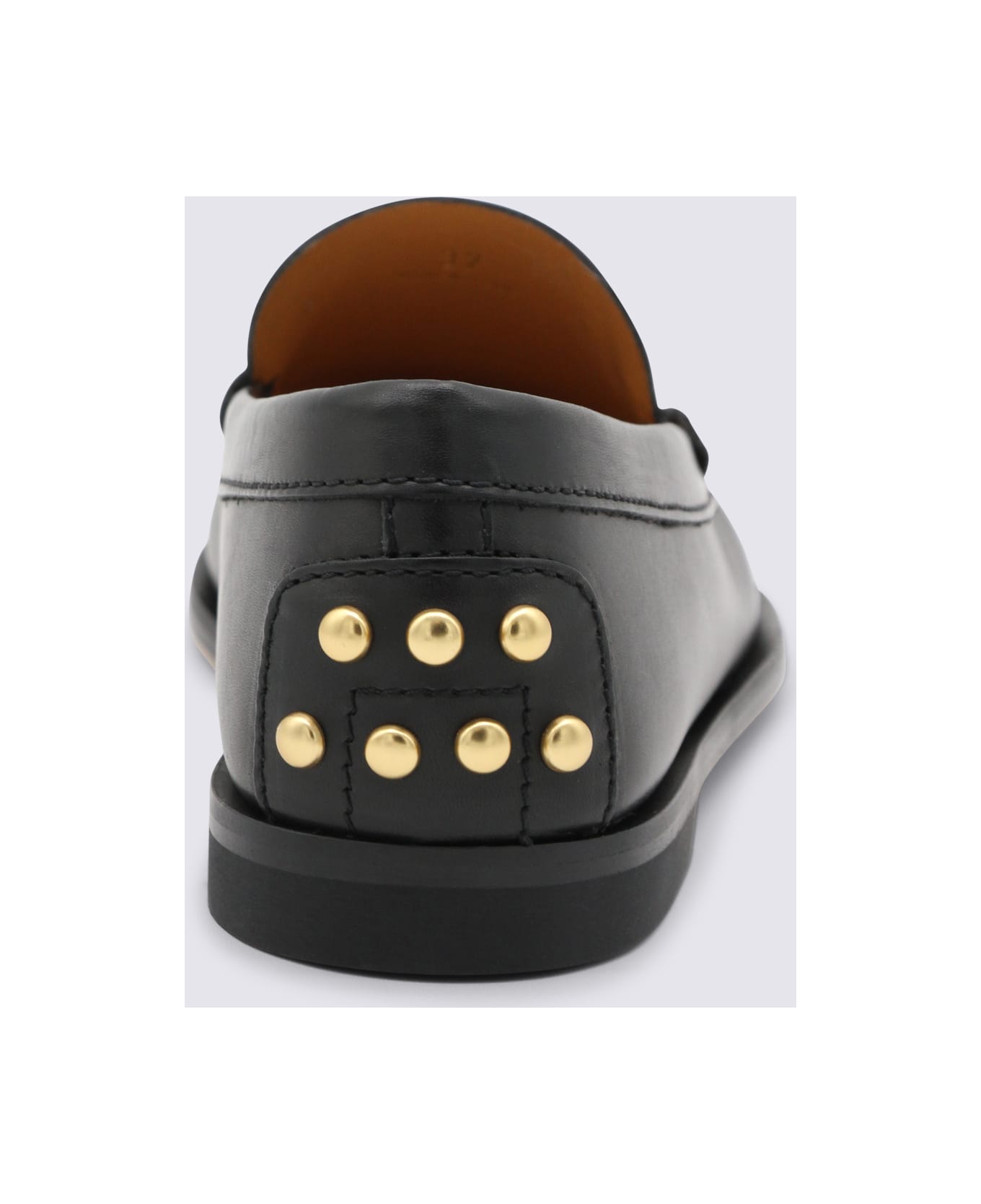 Tod's Black Leather Loafers - Black