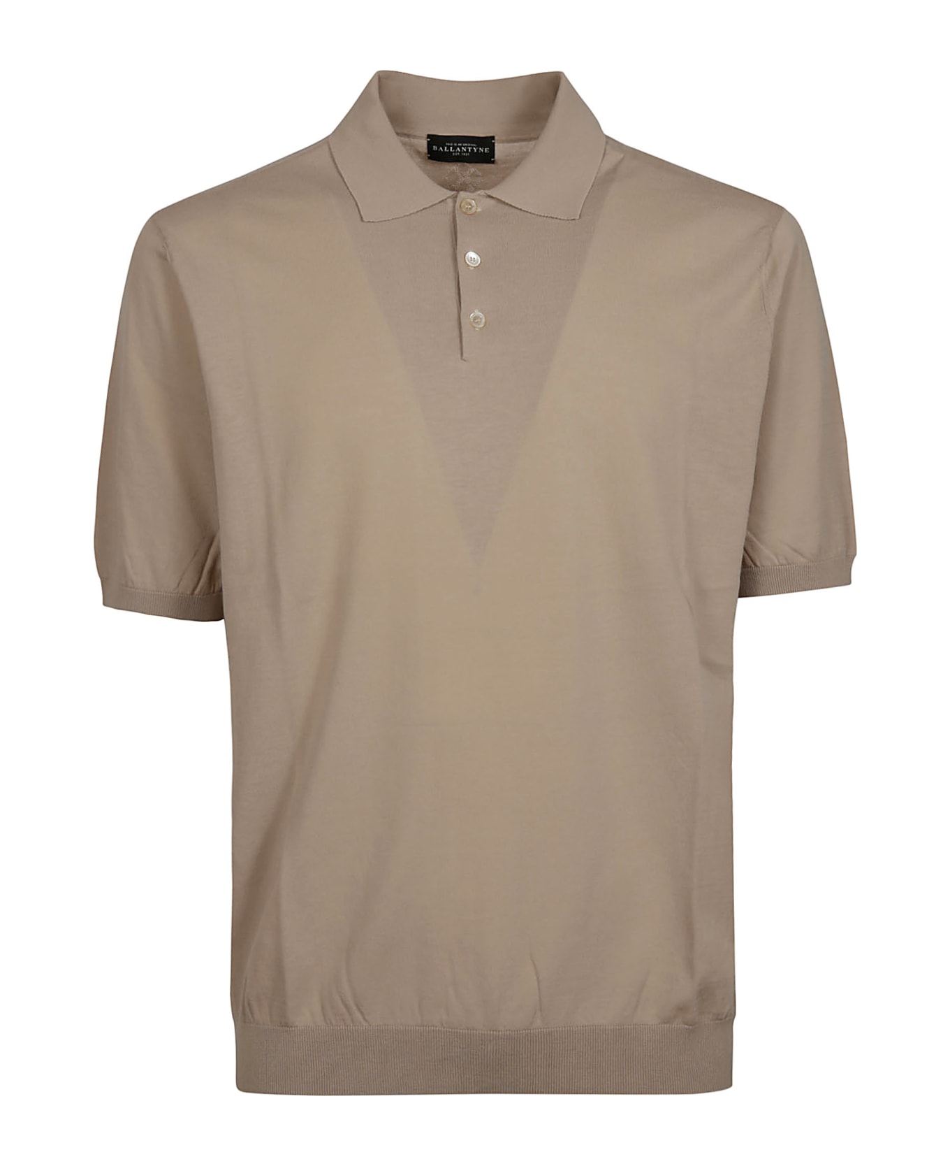 Ballantyne Short Sleeve Polo Shirt - Nocciola