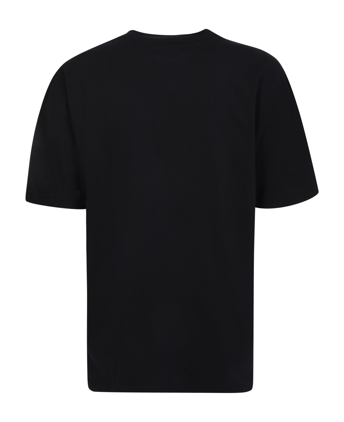 Off-White Cotton Crew-neck T-shirt - Black Tシャツ
