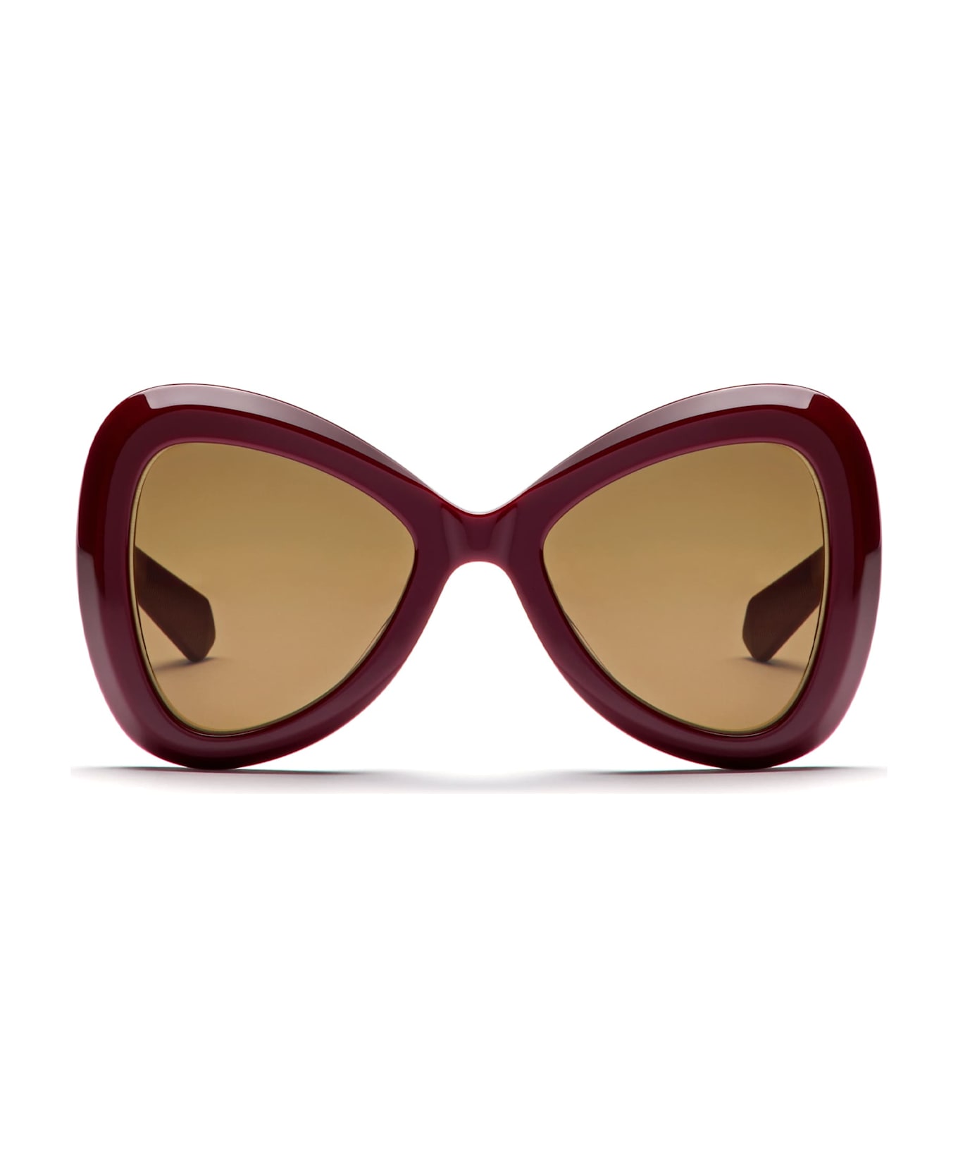 Valentino Eyewear V-gold-iii - Bordeaux Sunglasses - burgundy