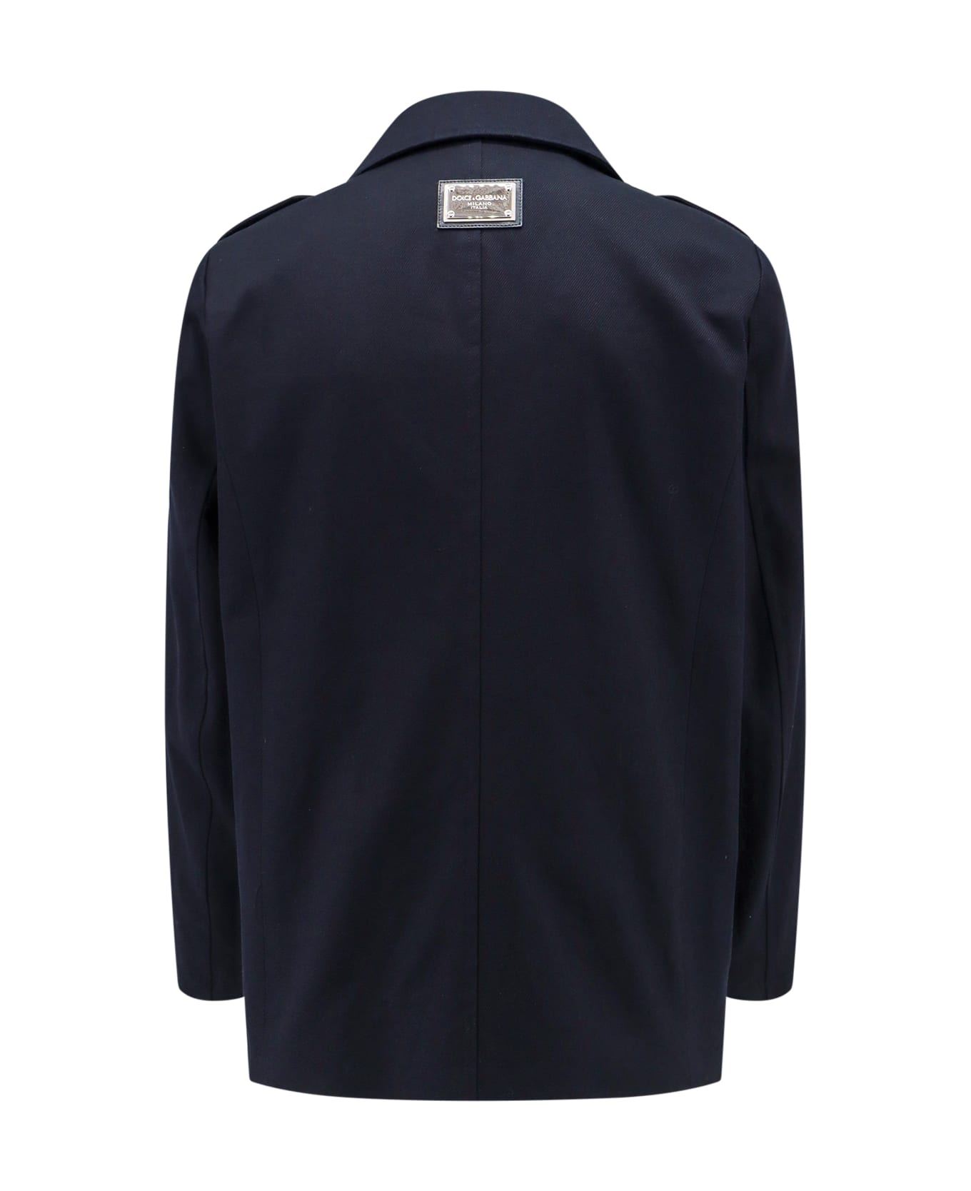 Dolce & Gabbana Double-breasted Pea Coat - Blue