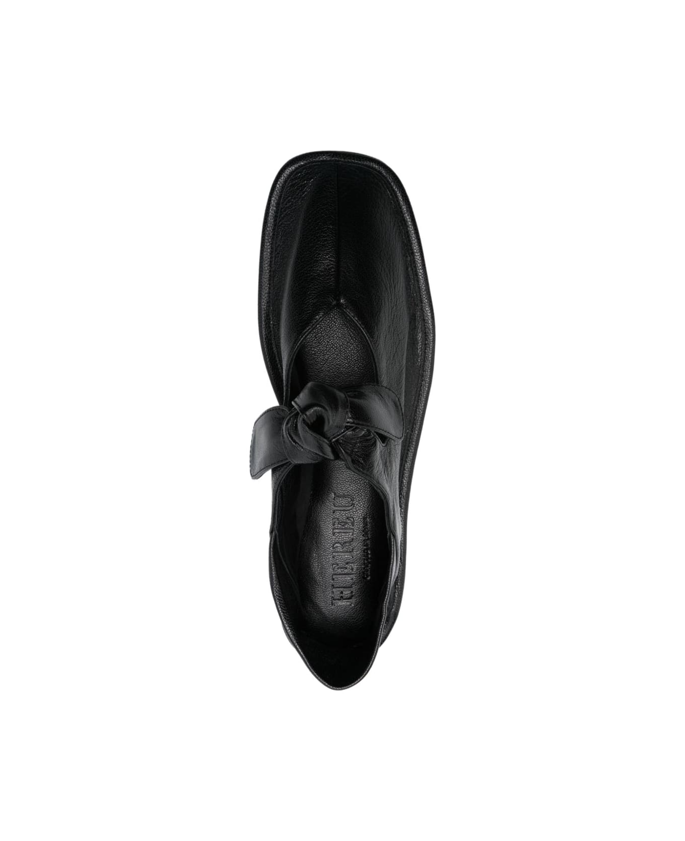 Hereu Llasada Leather Ballets - Black