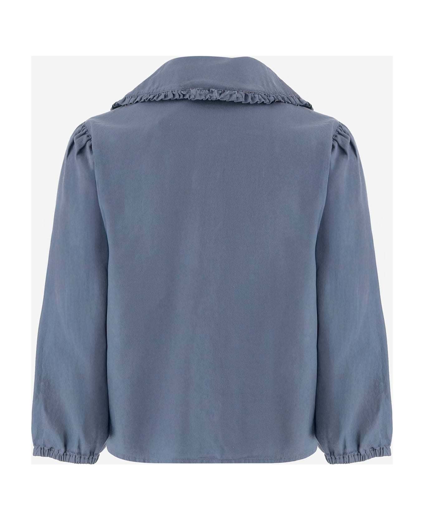 Babe 
Tess Cotton Shirt - Light Blue