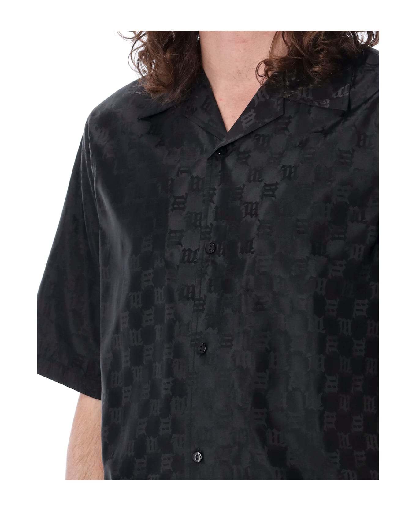 MISBHV Monogram Nylon Shirt - BLACK