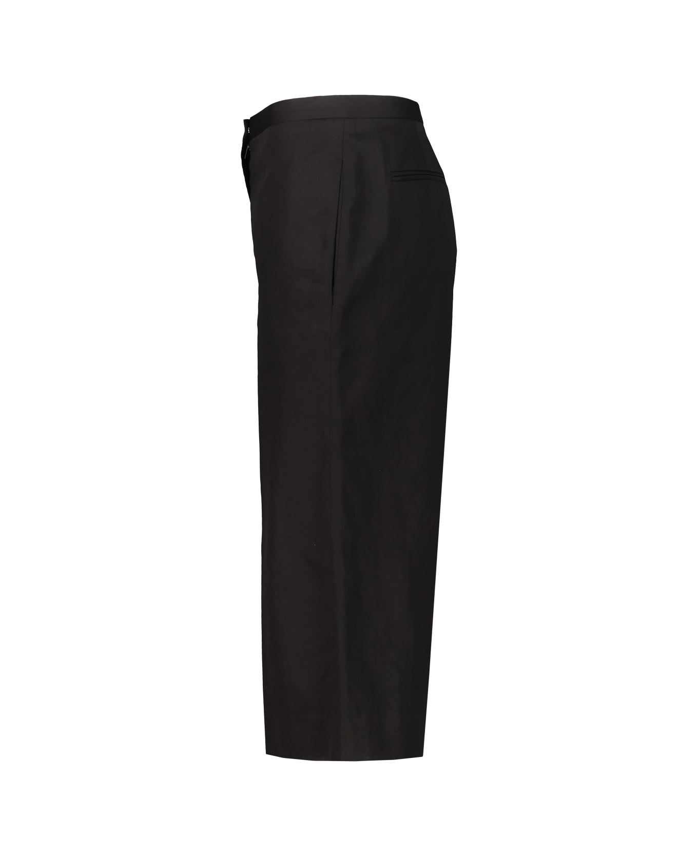 The Row Sayge Bermuda Pant - Blk Black