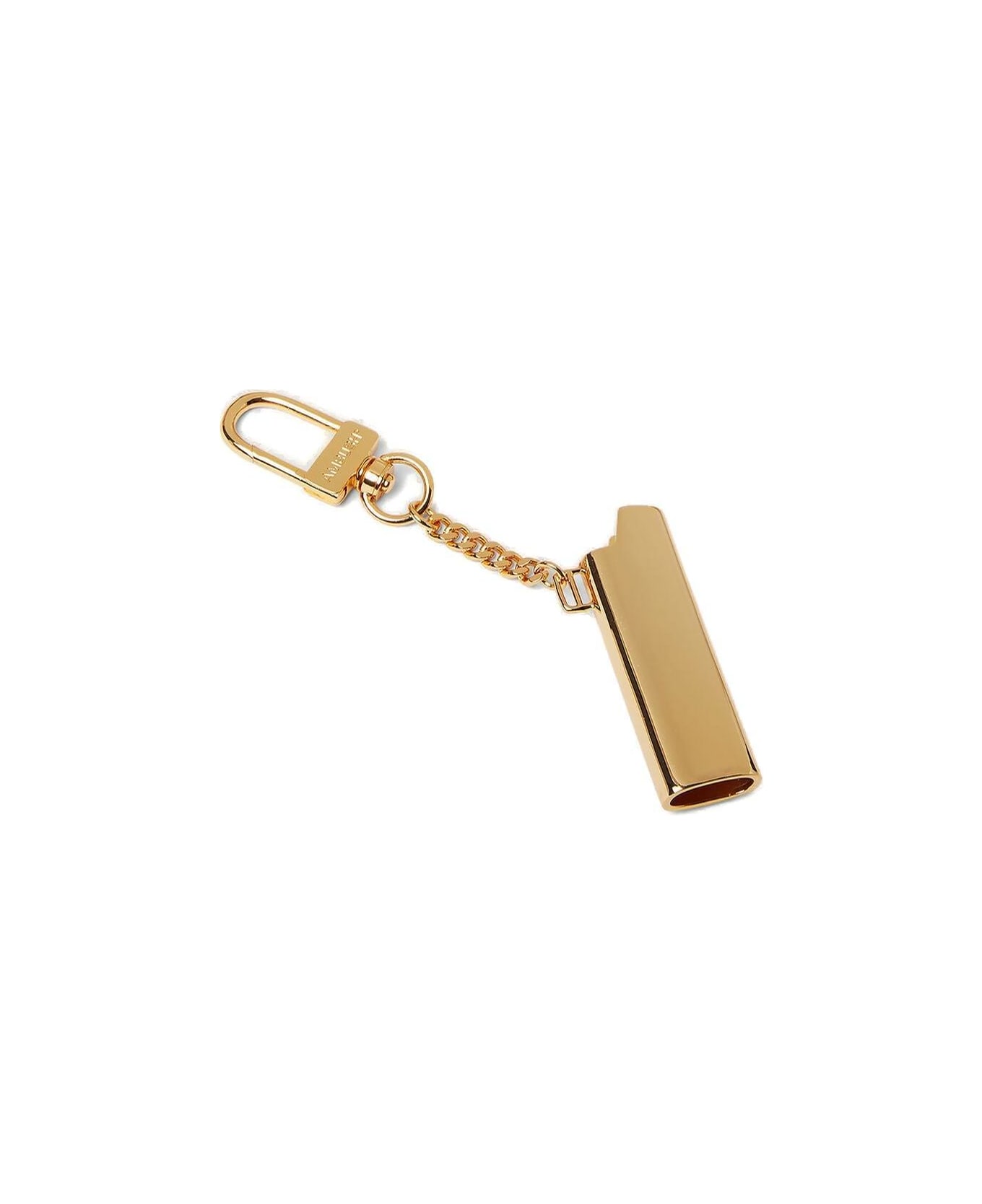 AMBUSH Logo Lighter Case Keyring - Golden