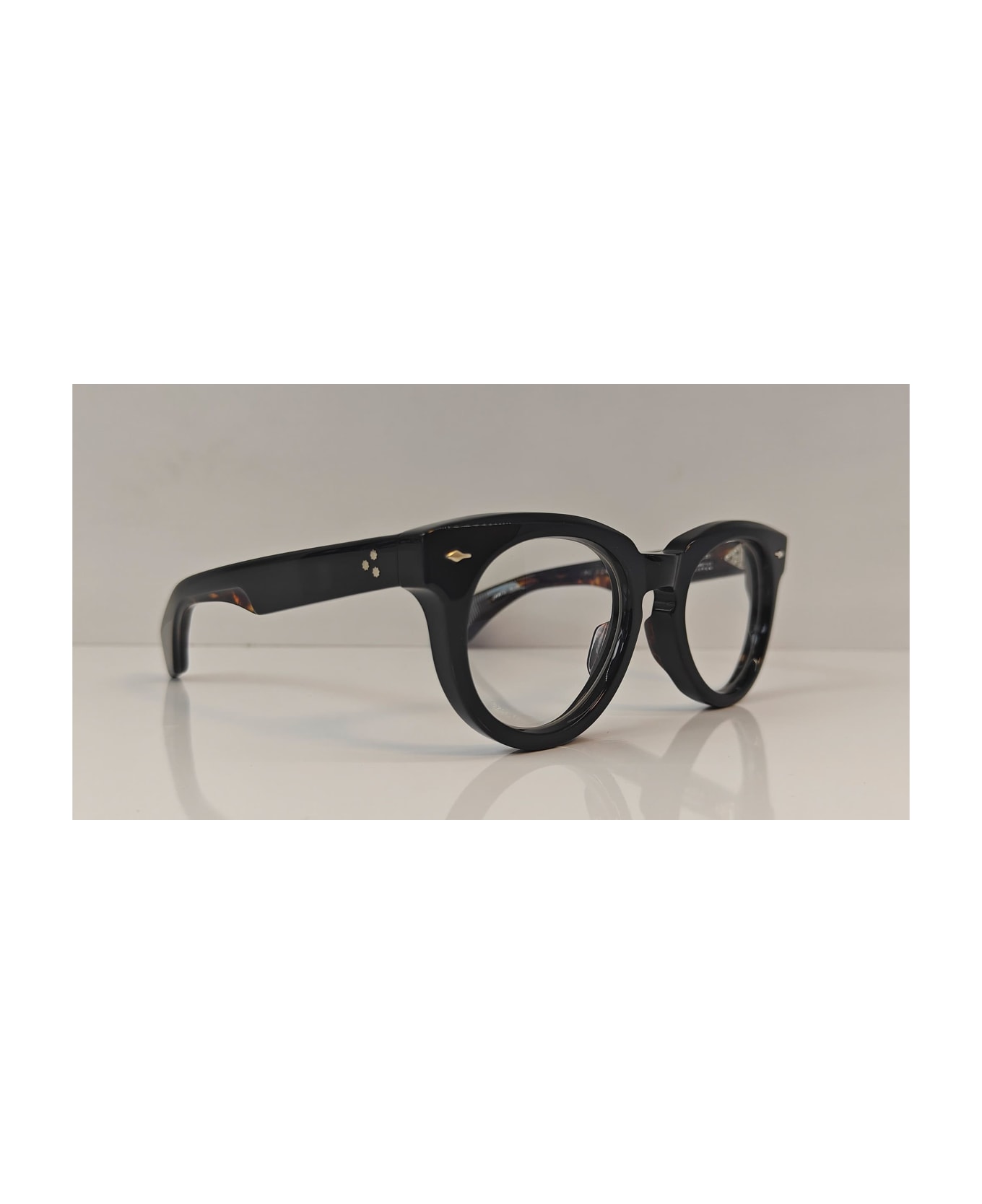 Jacques Marie Mage Fontainebleau 2 - Noir 7 Rx Glasses - black/silver アイウェア