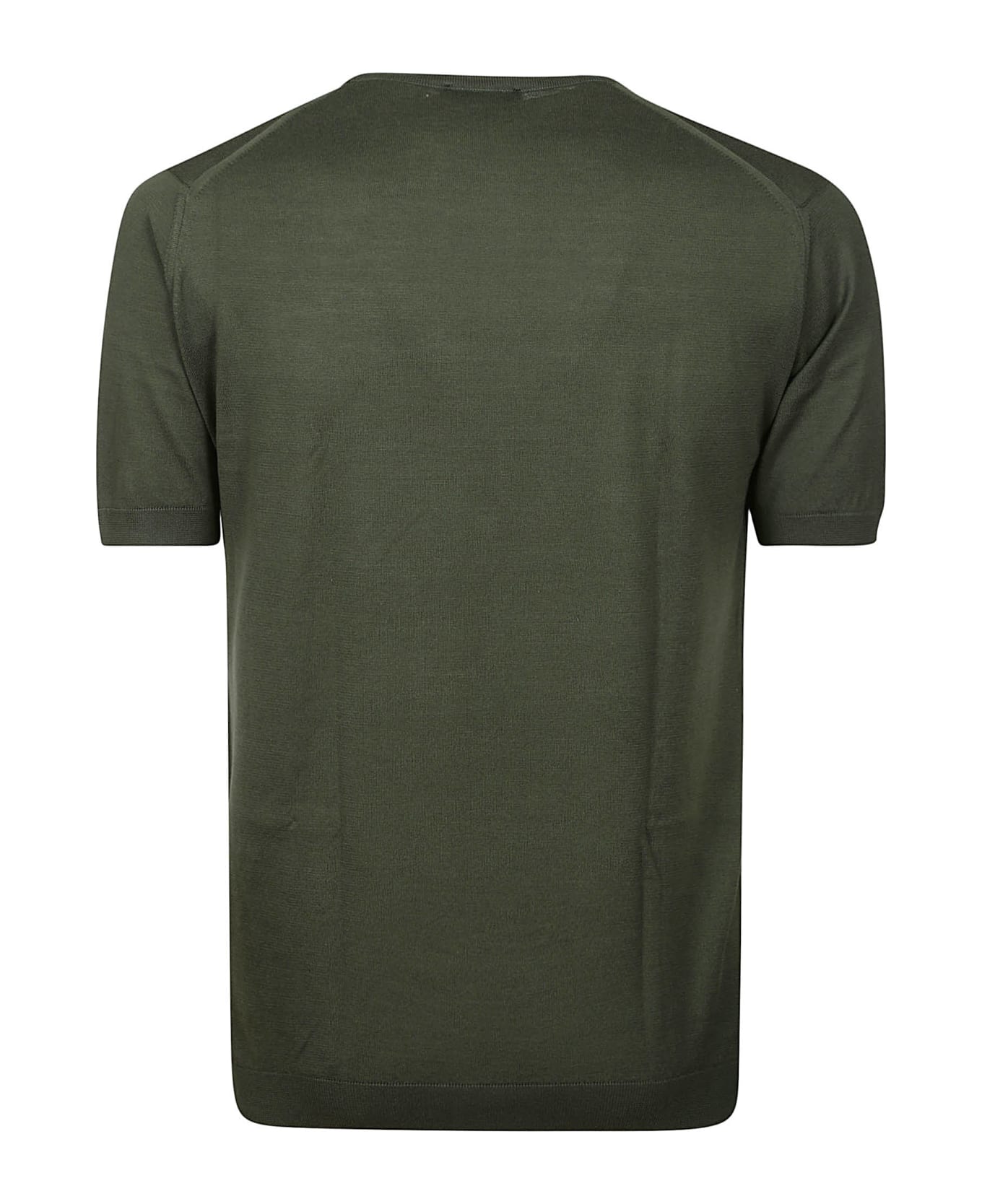 John Smedley Belden T-shirt Cn Ss - GREEN