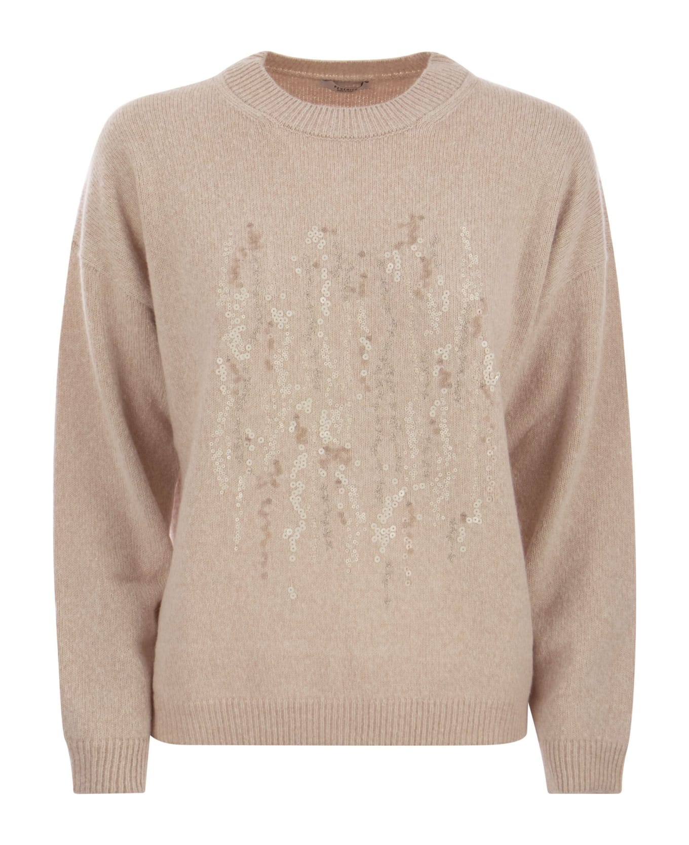 Peserico Wool, Silk And Cashmere Sweater With Sequins | italist, ALWAYS ...