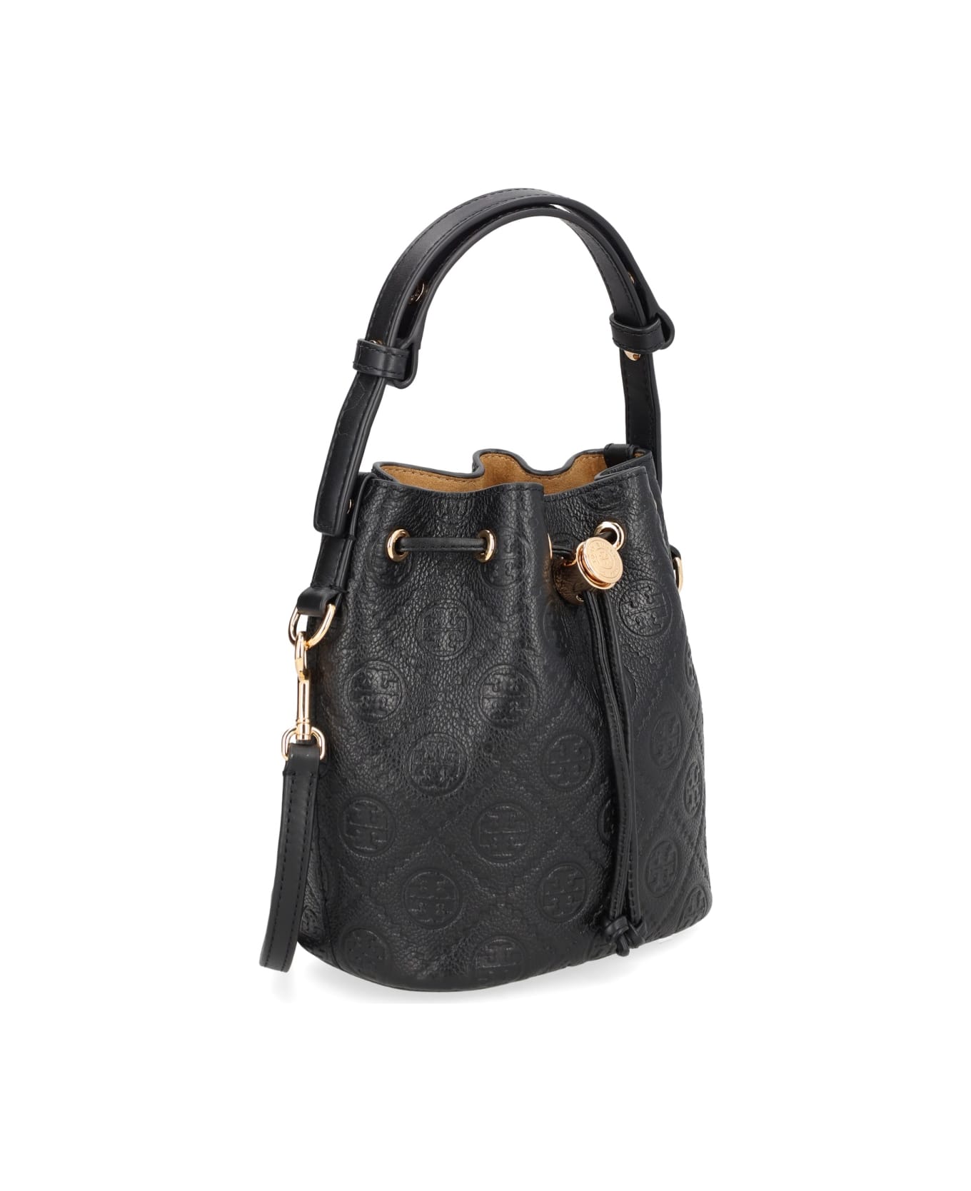 Tory Burch "t-monogram" Bag - BLACK