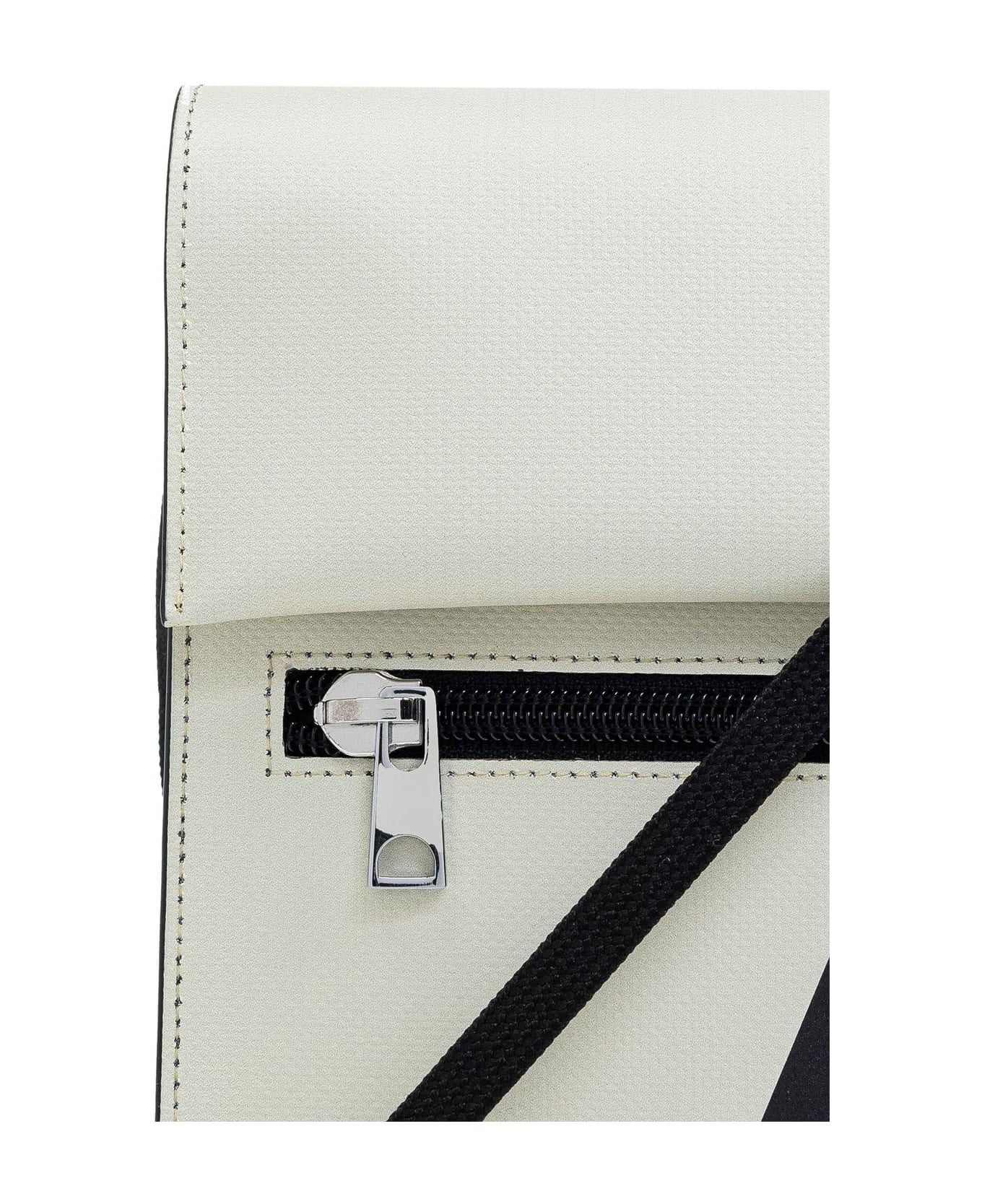 Marni Logo-printed Colour-block Shoulder Bag - MULTICOLOUR