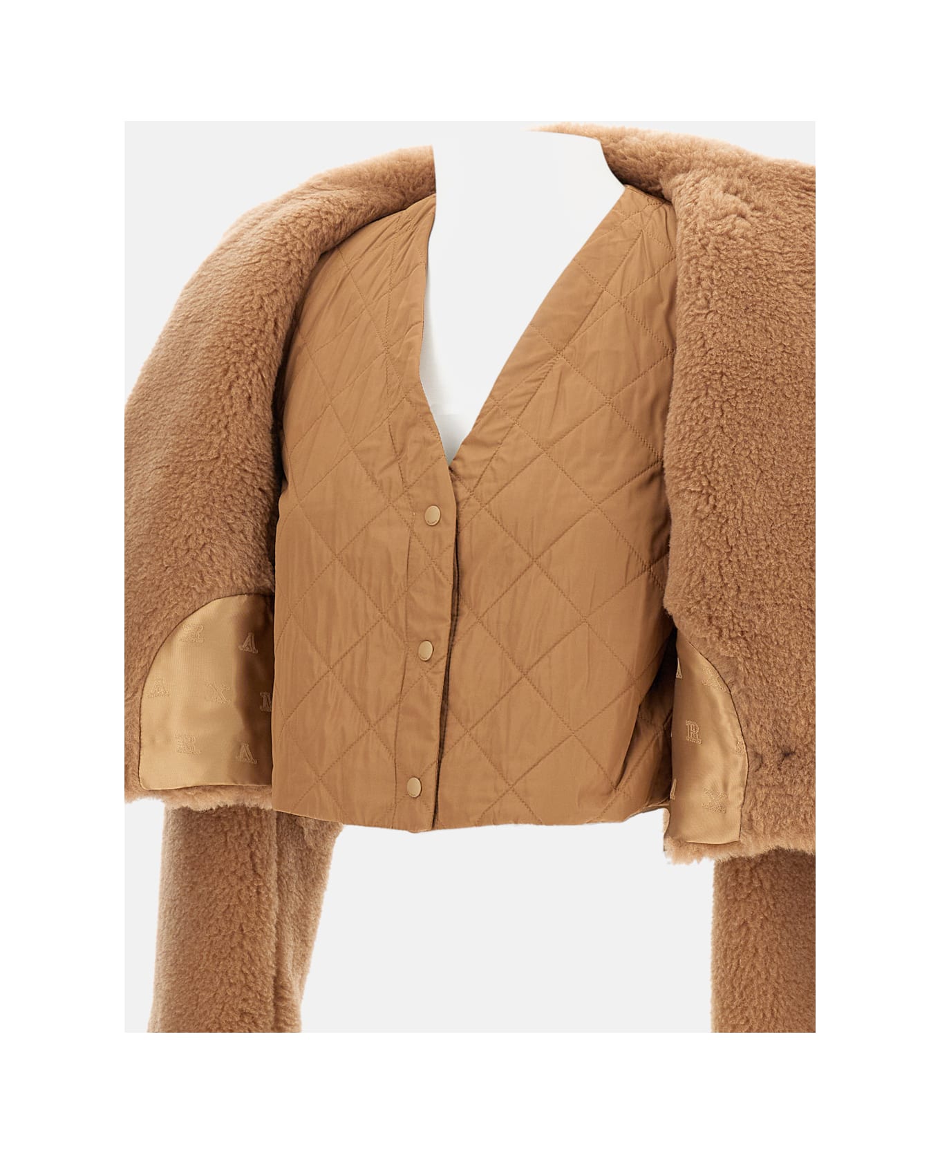 Max Mara Santos Teddy Cropped - Brown