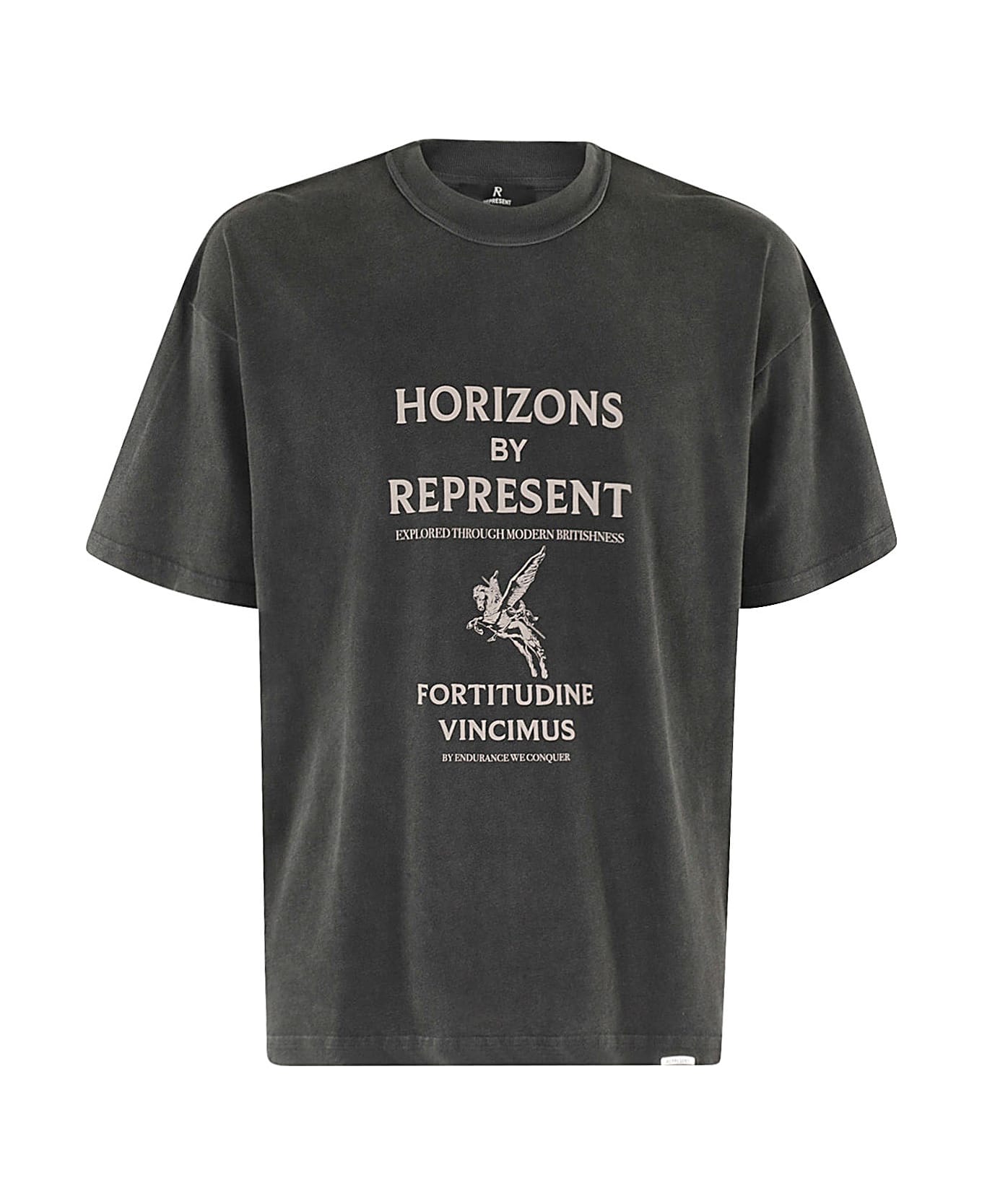 REPRESENT Horizons T Shirt - Aged Black シャツ