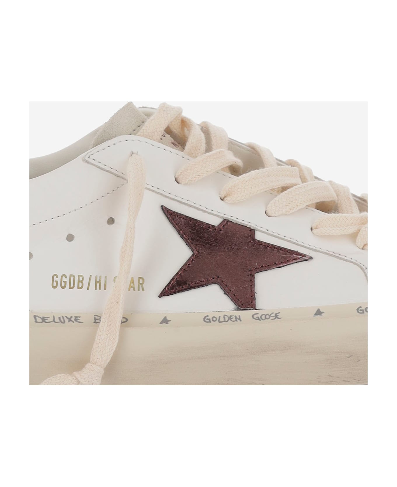 Golden Goose Ball Star Leather Sneakers - Brown