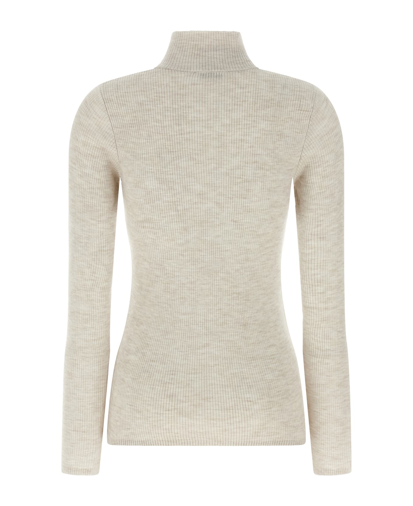 Brunello Cucinelli Zip Up Sweater - Beige
