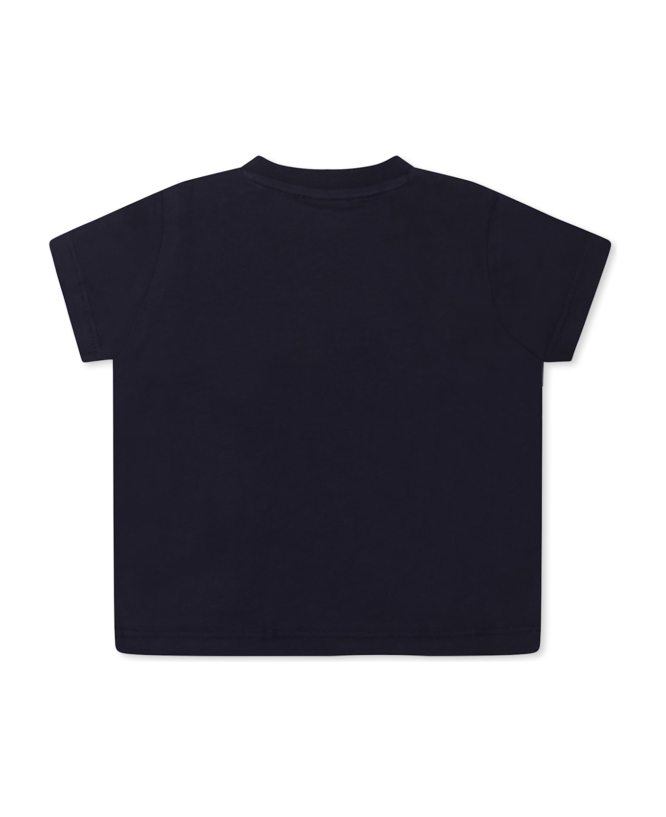Kenzo Kids Blue T-shirt For Baby Boy With Lucky Tiger - Blue