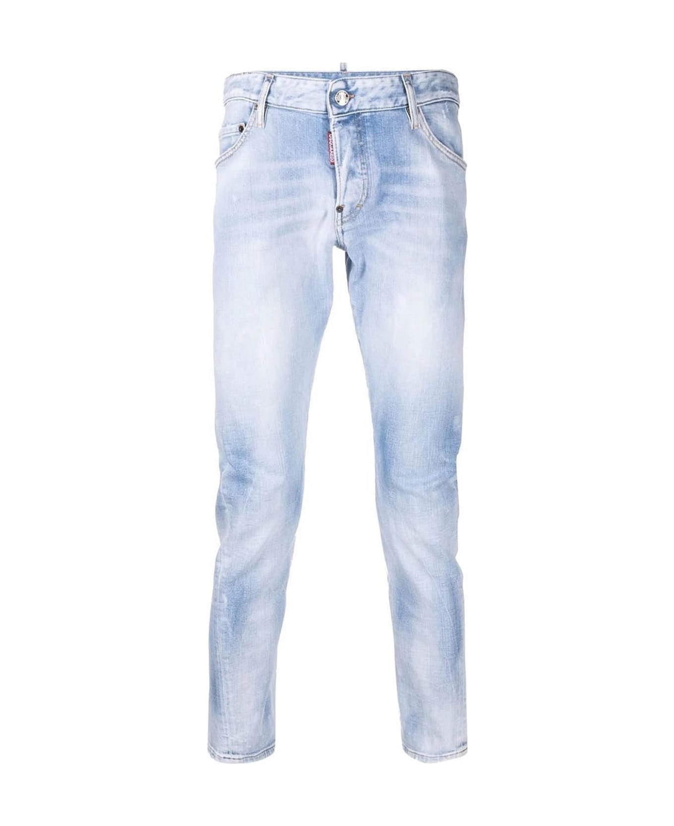 Dsquared2 Cotton Denim Jeans - Blue