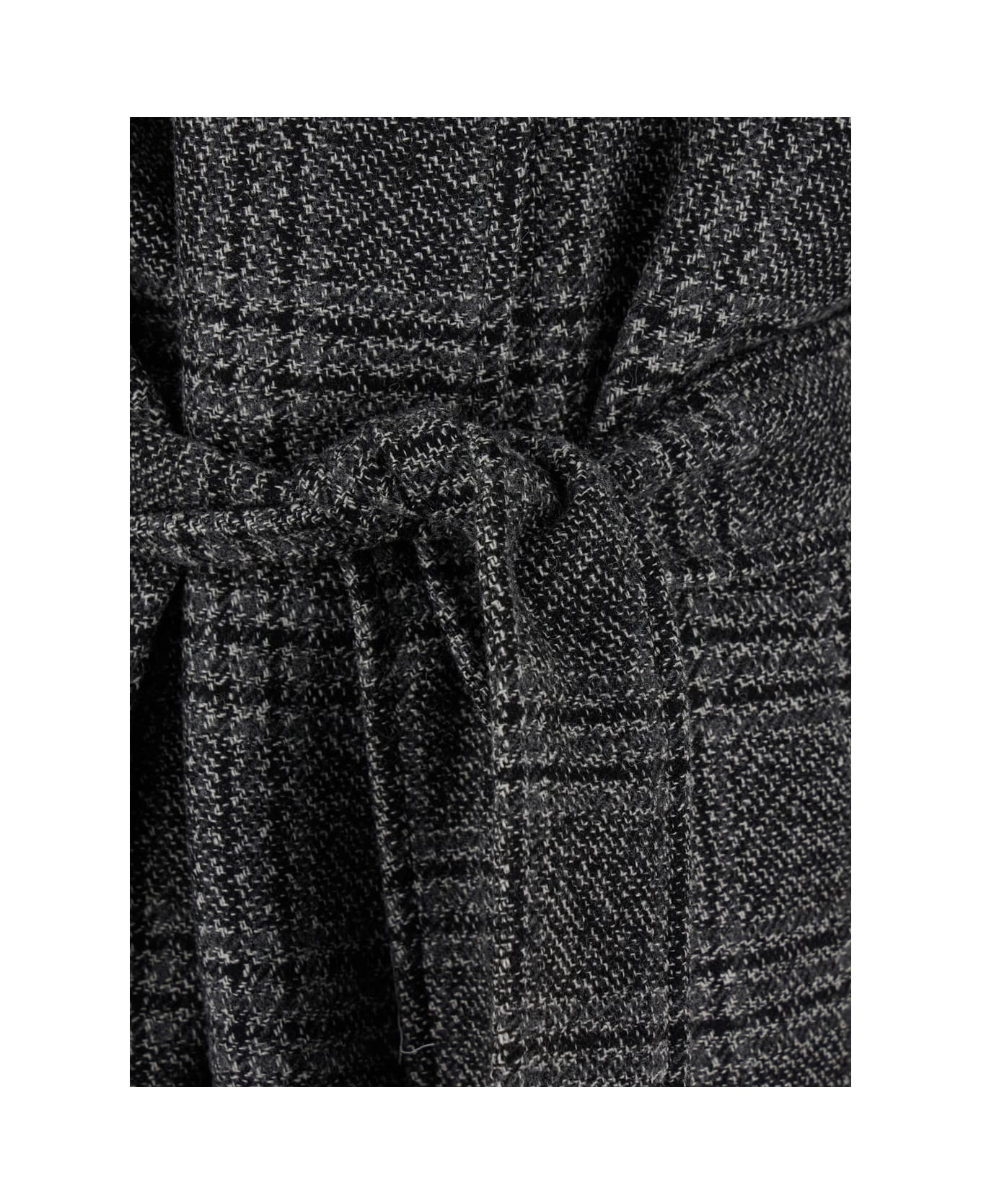 Balenciaga Check Long Coat
