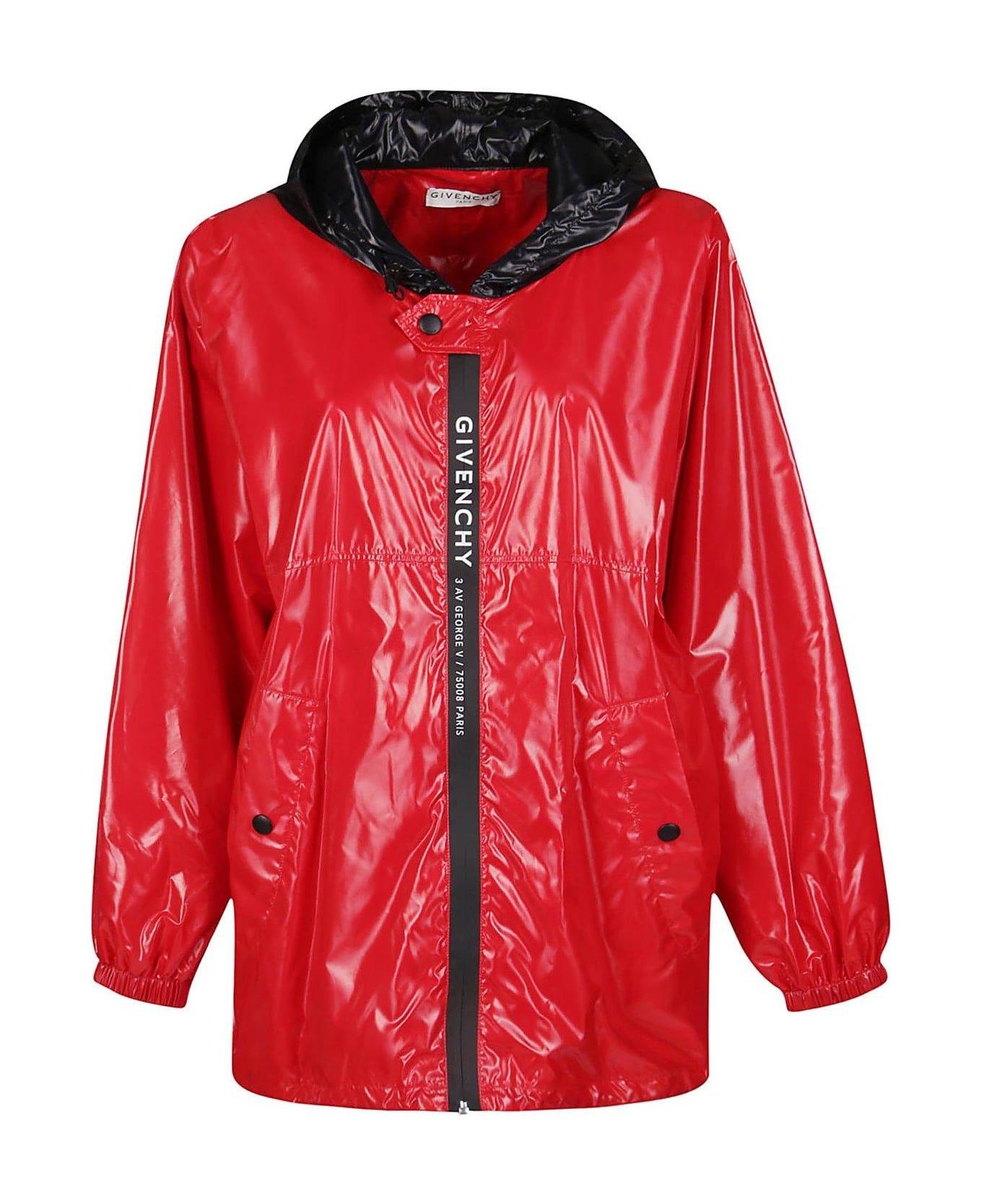 Givenchy Hooded Jacket - RED