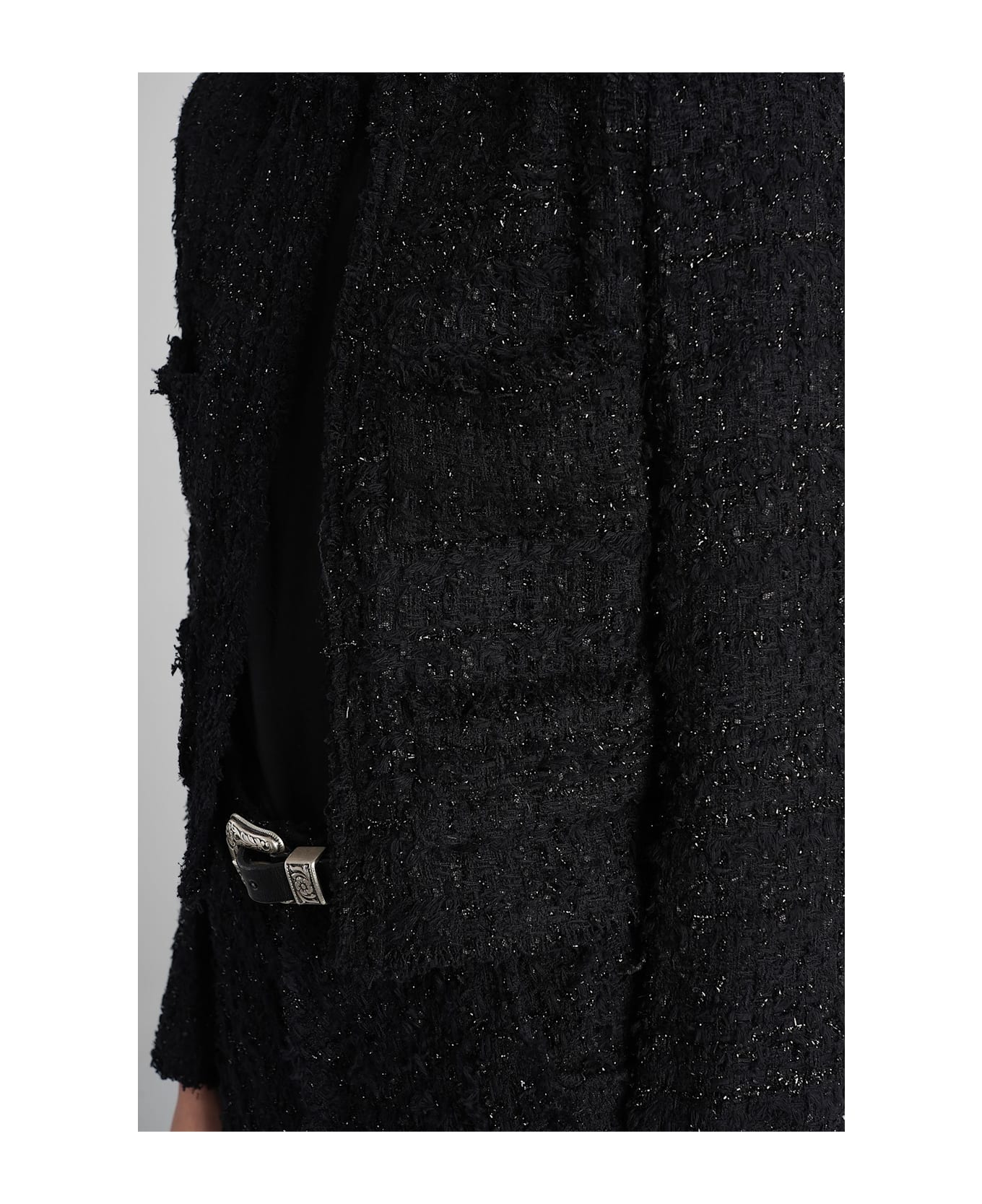 IRO Safira Casual Jacket In Black Cotton - black