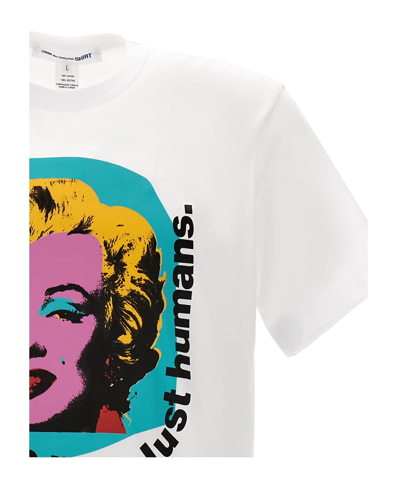 Comme des Garçons Shirt 'andy Warhol' T-shirt - White
