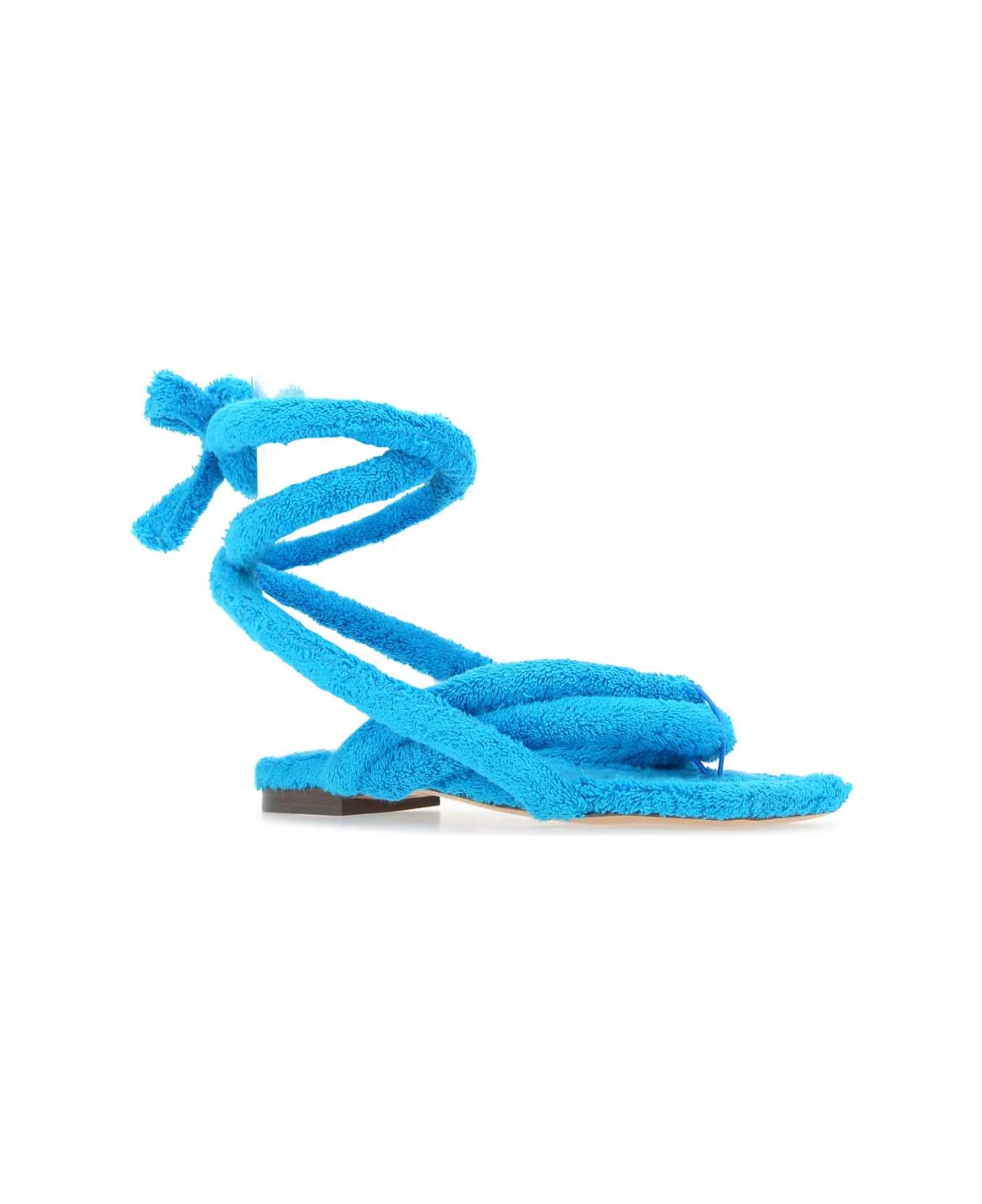 Sebastian Milano Turquoise Sponge Sandals - SKYBLUE