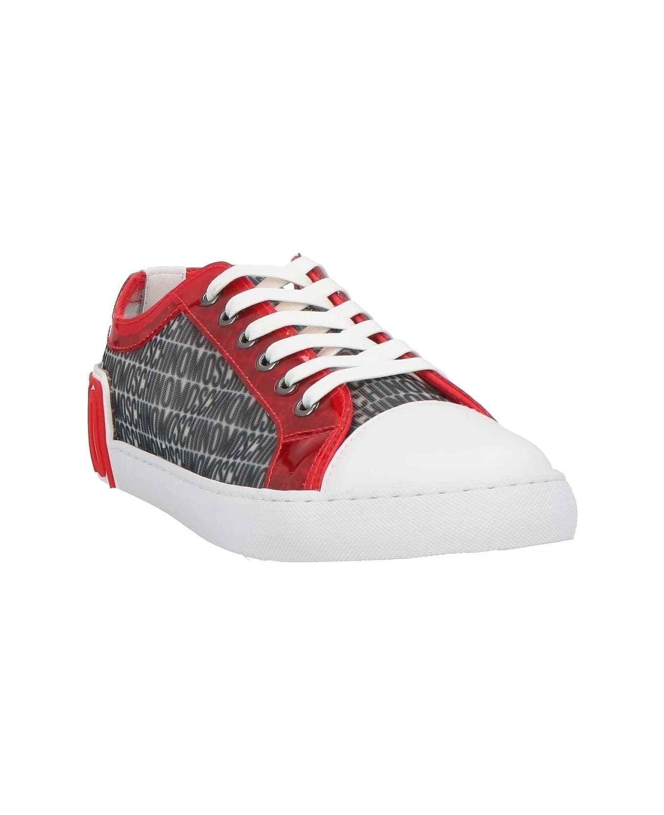 Moschino Logo Low Top Sneakers - White