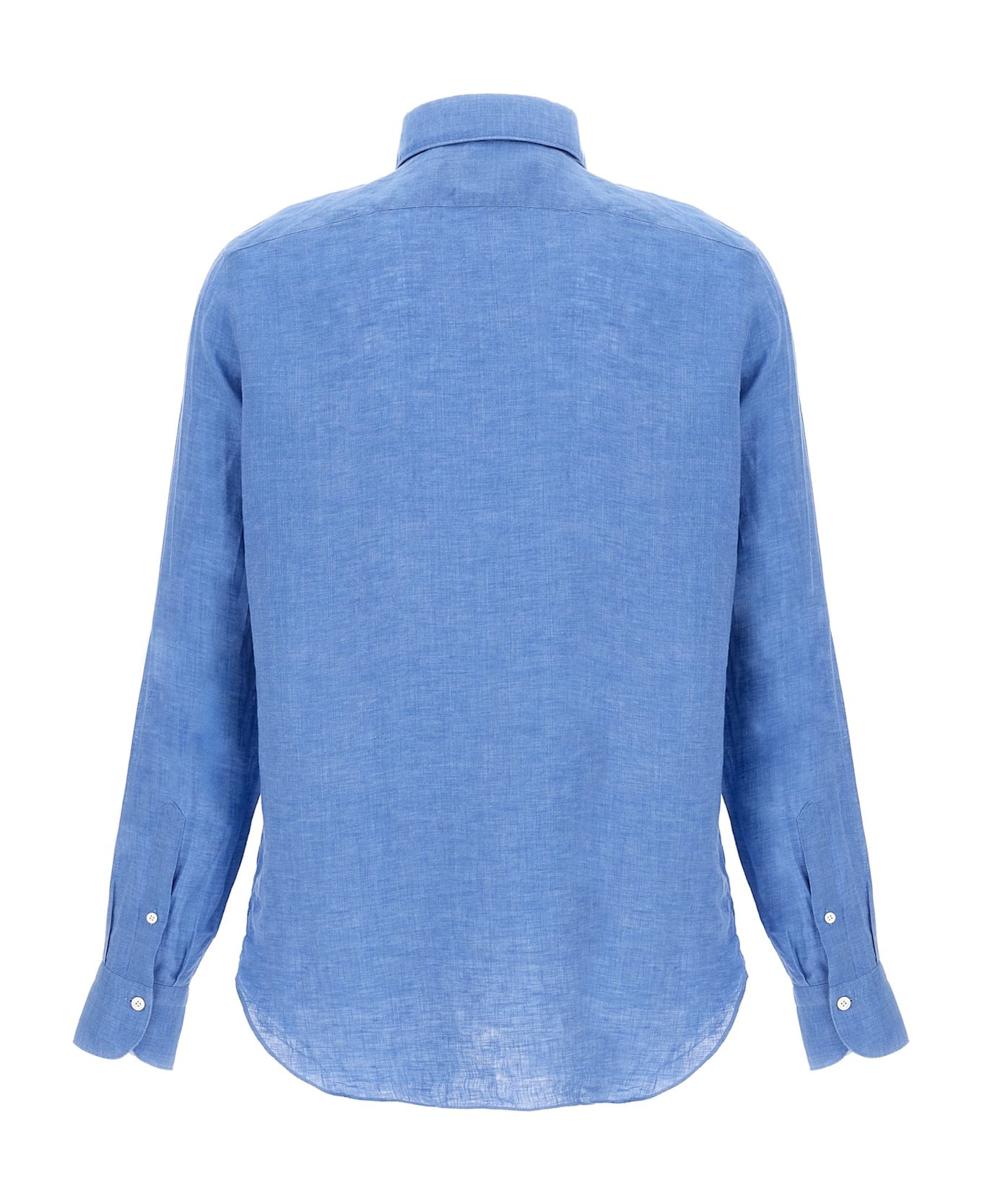 Finamore 'gaeta' Shirt - Blue