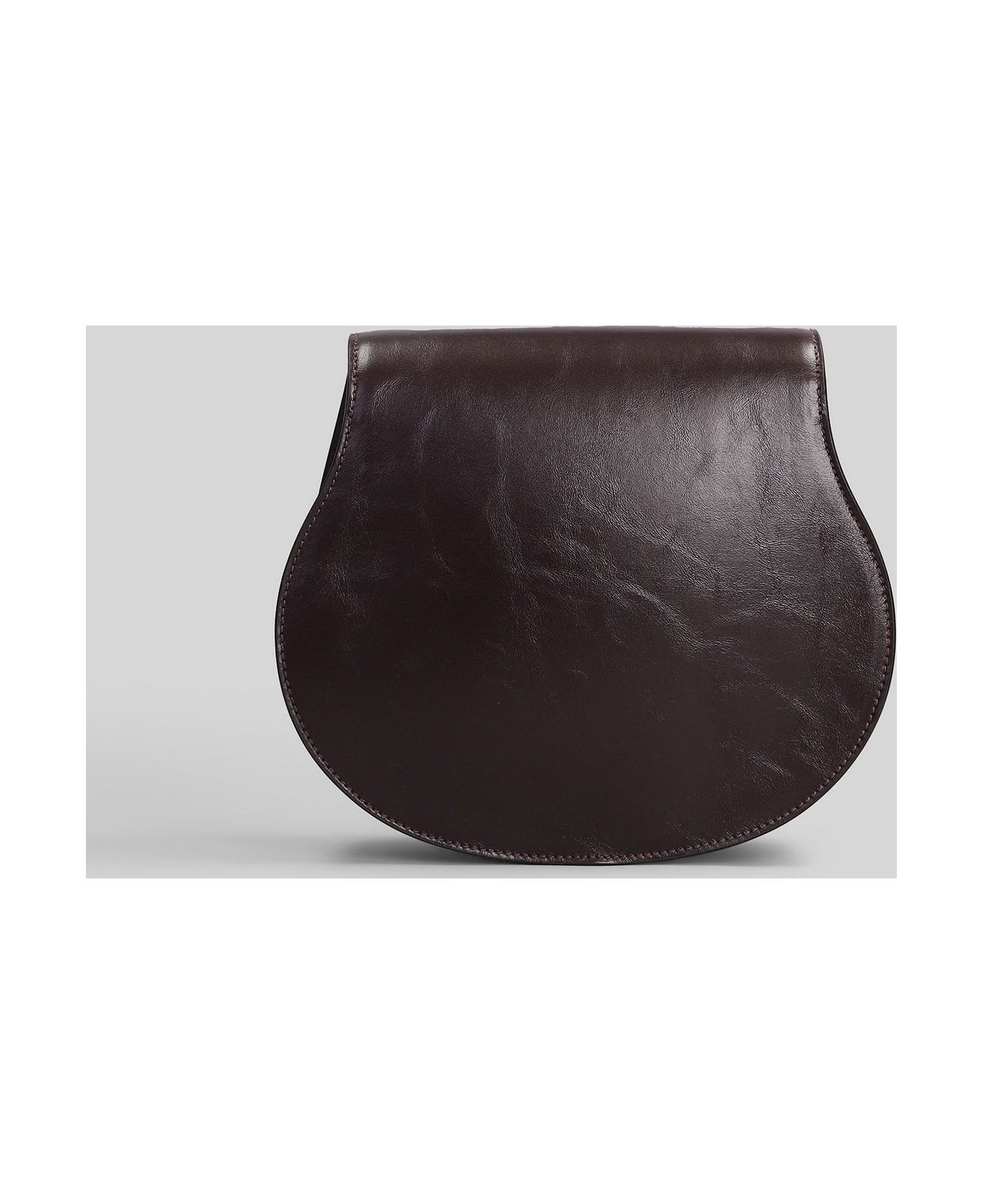 Chloé Mercie Shoulder Bag In Brown Leather - brown