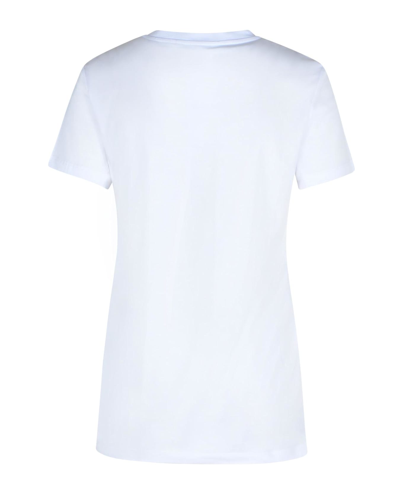 Max Mara 'giovane' White Cotton T-shirt - White