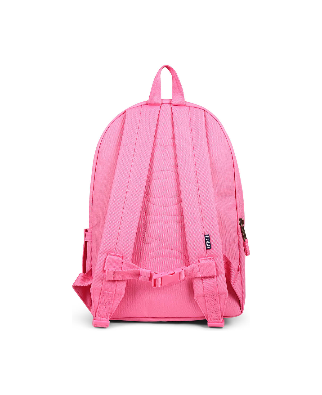 Ralph Lauren Fuchsia Backpack For Girl With Polo Bear - Fuchsia