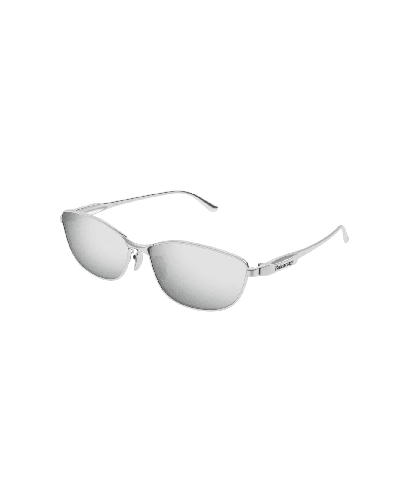 Balenciaga Eyewear Bb0357sa-002silver-silver-silver - SILVER-SILVER-SILVER