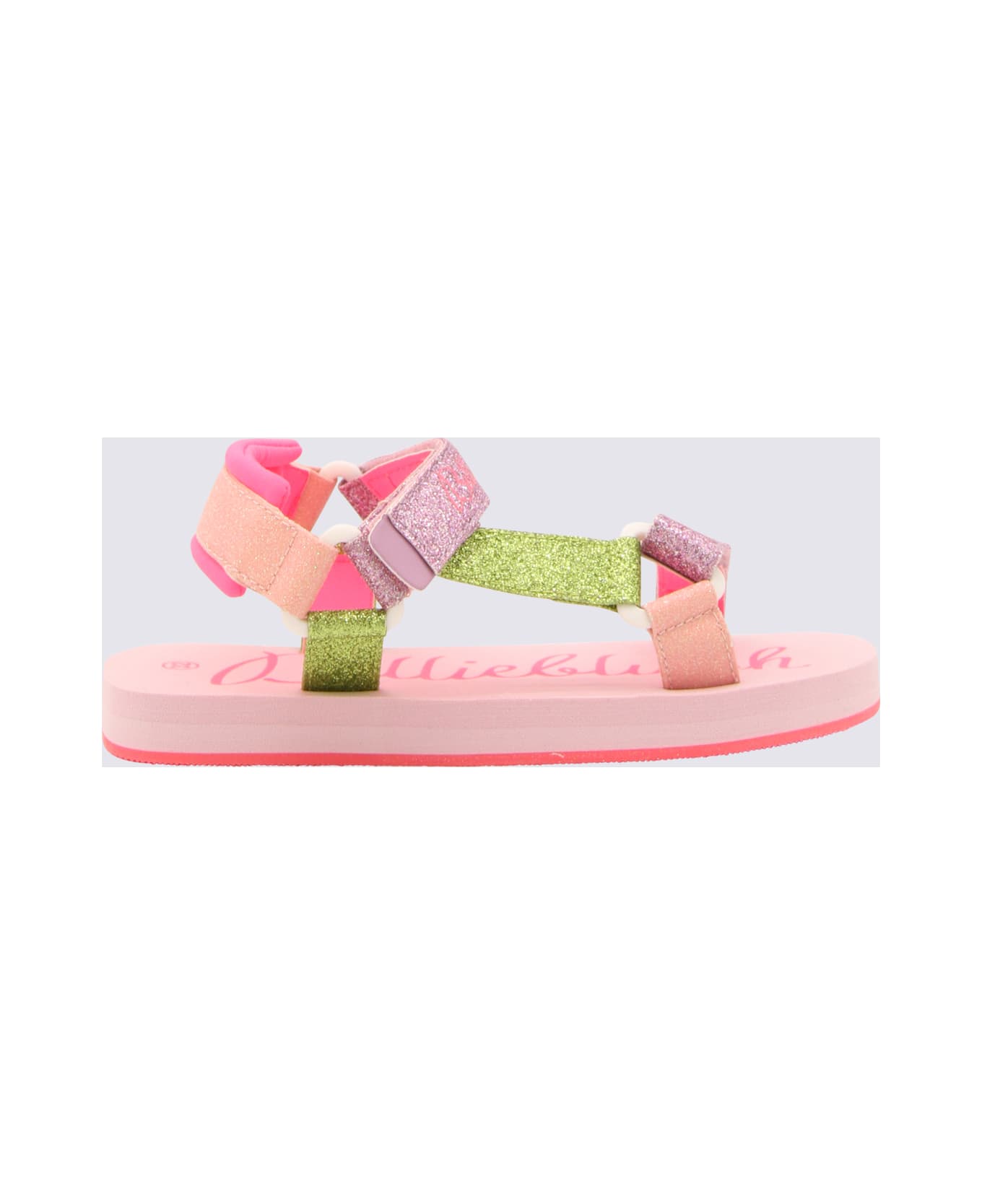 Billieblush Pink Rubber Sandals - Red シューズ