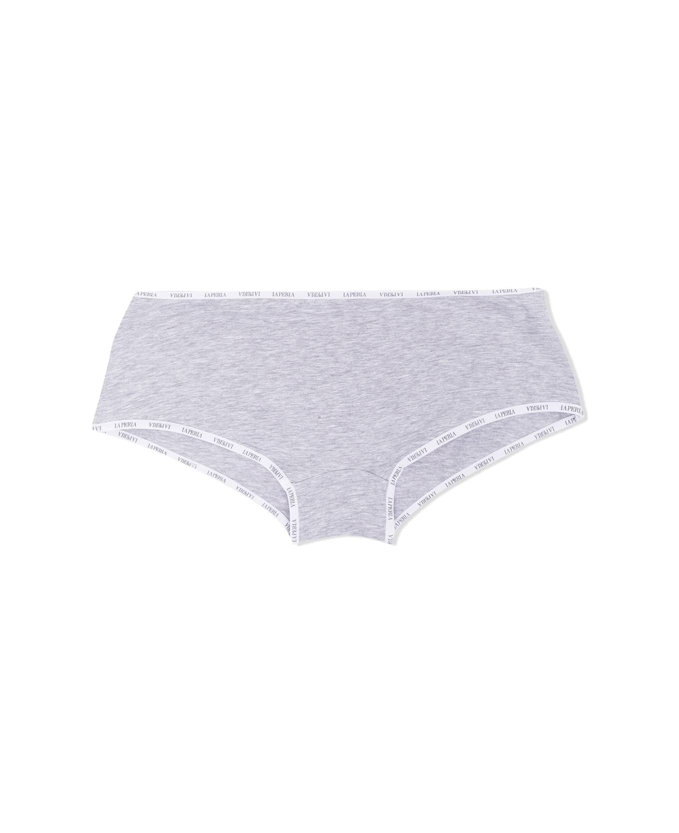 La Perla Girl's Panties With Print - Gray