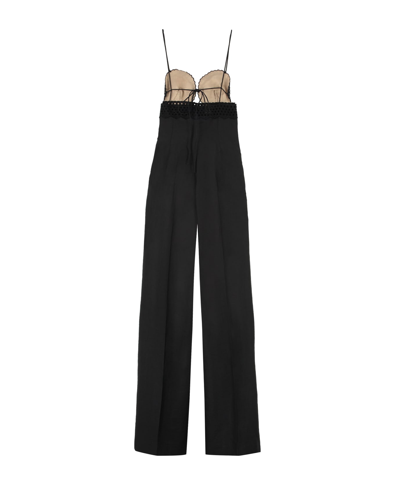 Stella McCartney Wide-leg Pants Jumpsuit - black