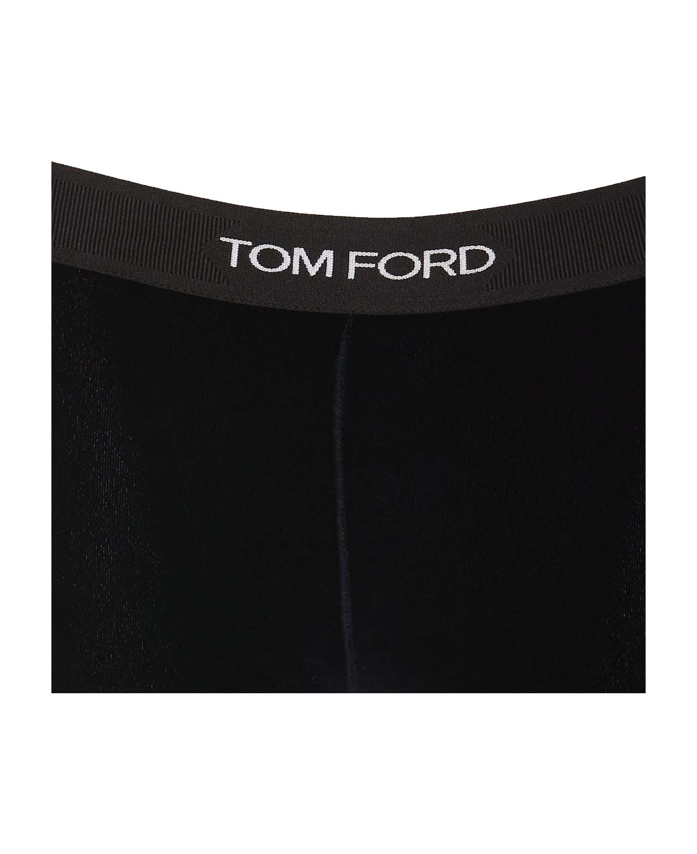 Tom Ford Logo Velvet Pants - Midnight Blue