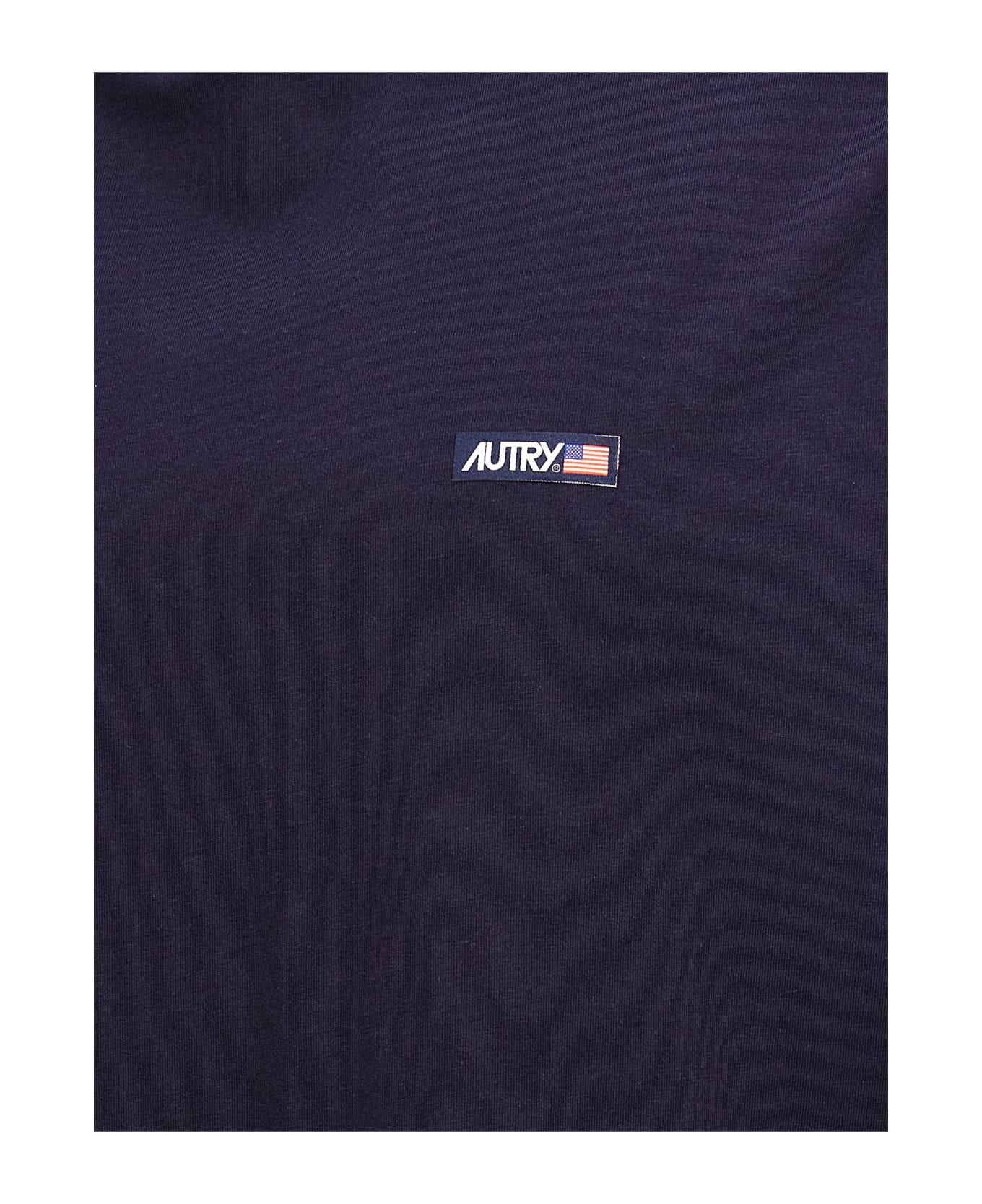 Autry Logo Patch T-shirt - Blue