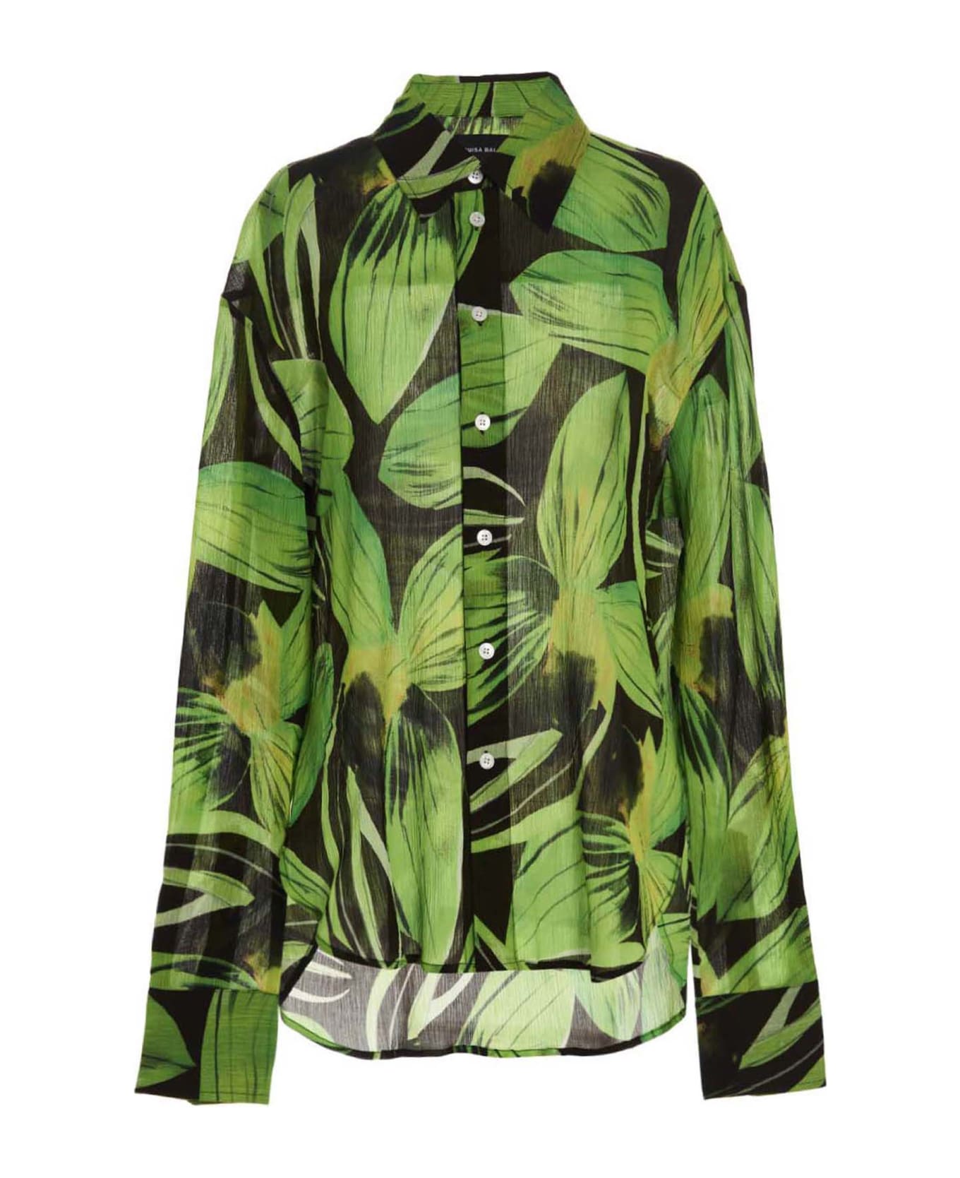 Louisa Ballou Oversize Shirt With A Print. - Multicolor ブラウス