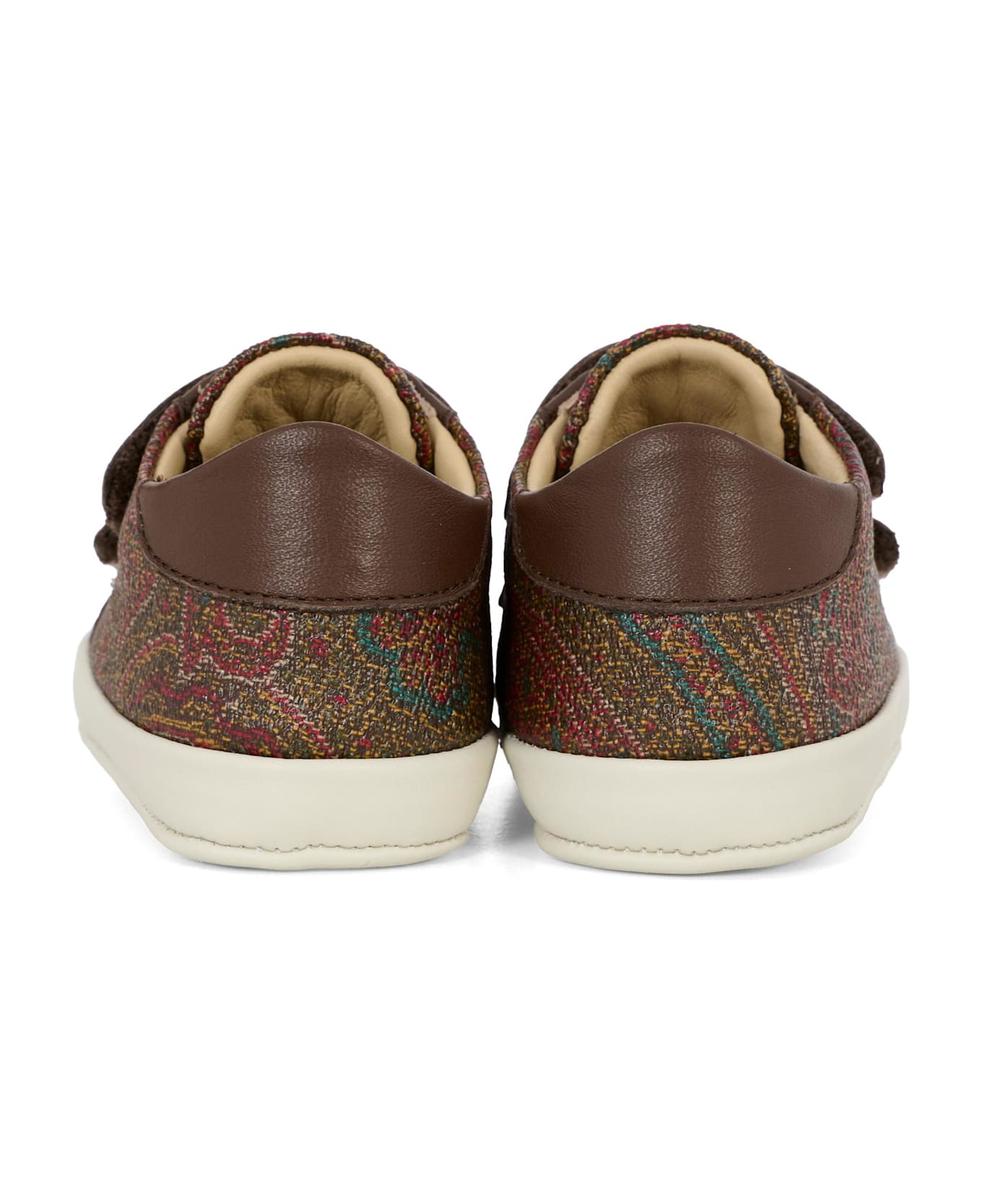 Etro Multicolor Sneakers For Baby Boy With Paisley Print - Multicolor