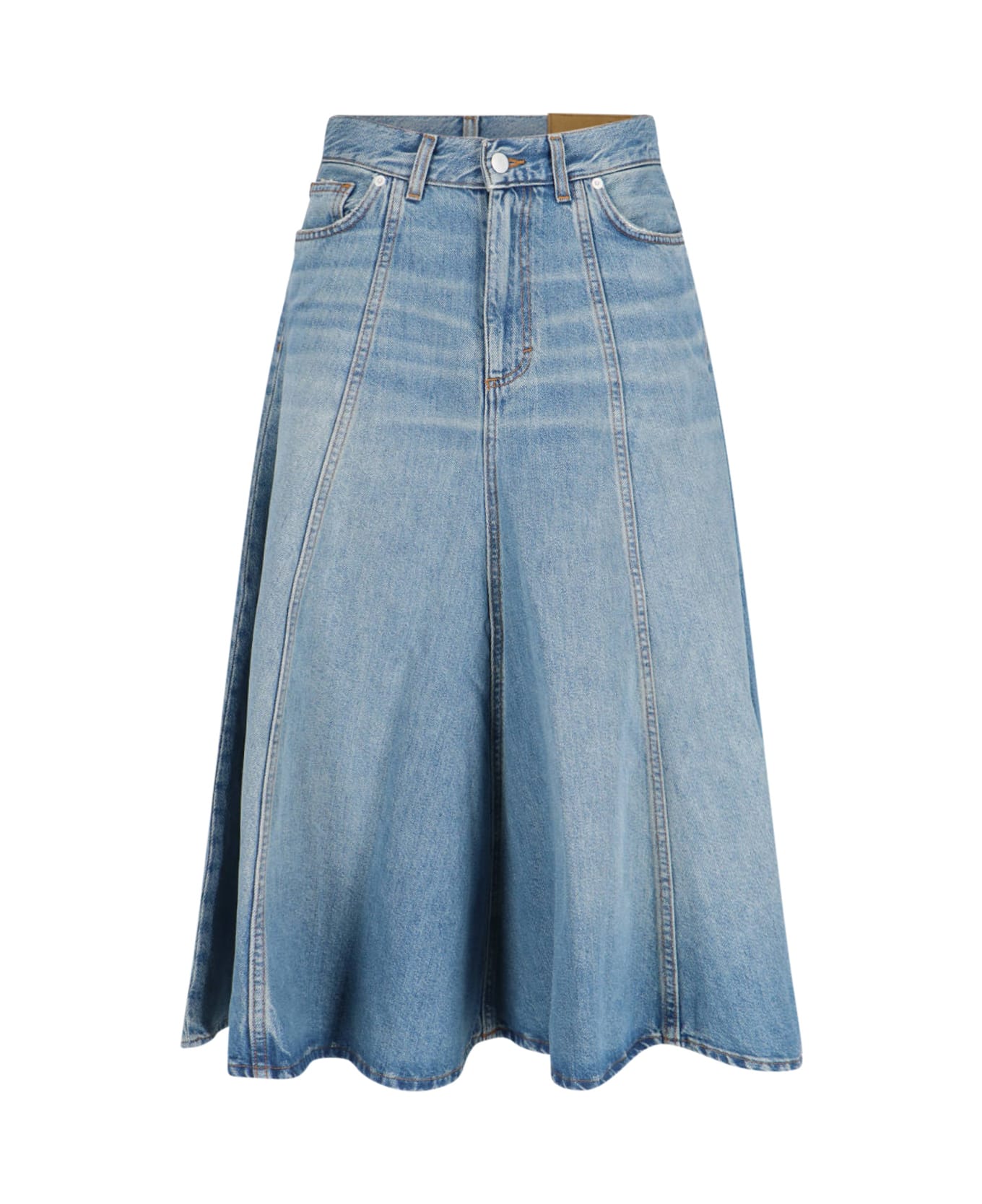 Haikure 
serenity
 Midi Skirt - DENIM